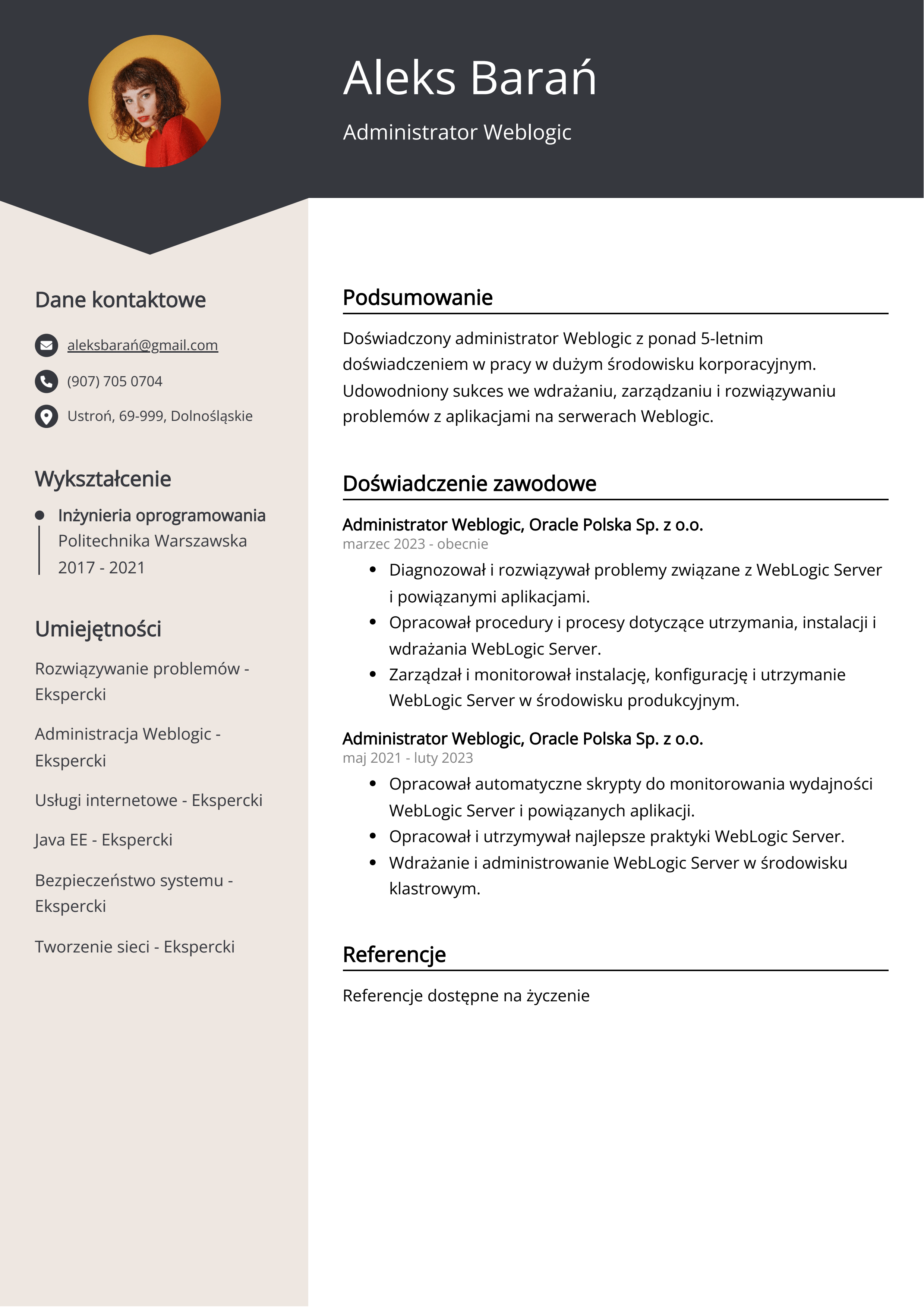 Tworzenie CV