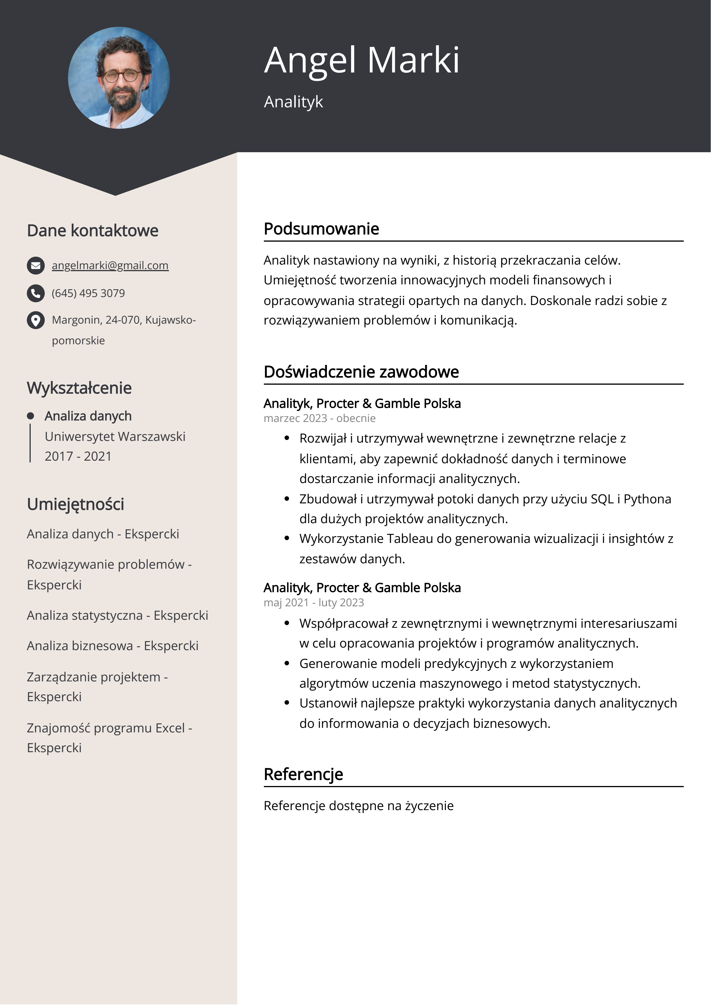 Tworzenie CV