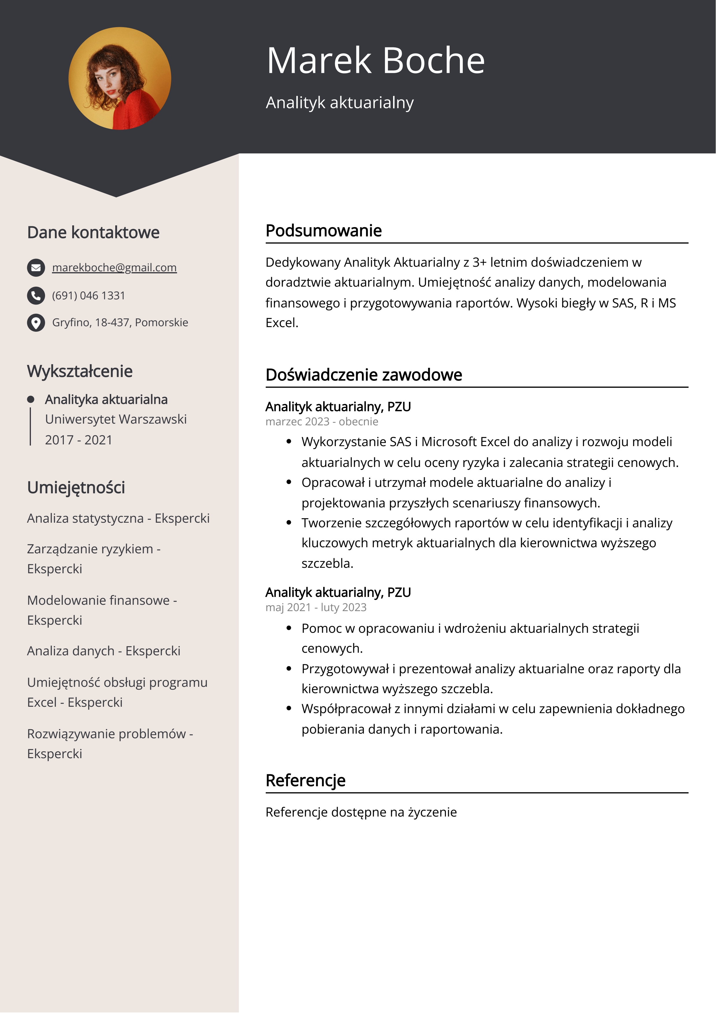 Tworzenie CV