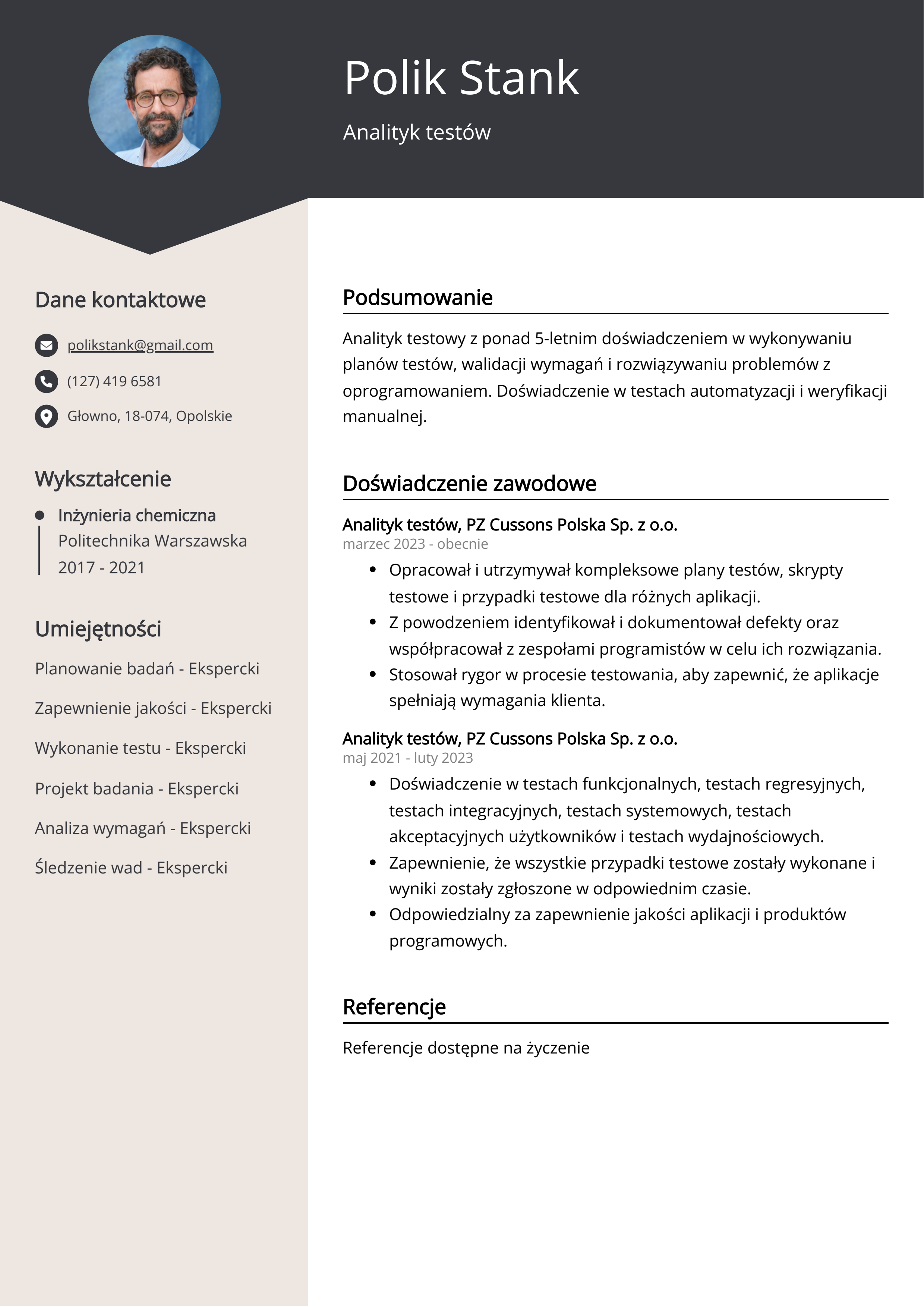 Tworzenie CV