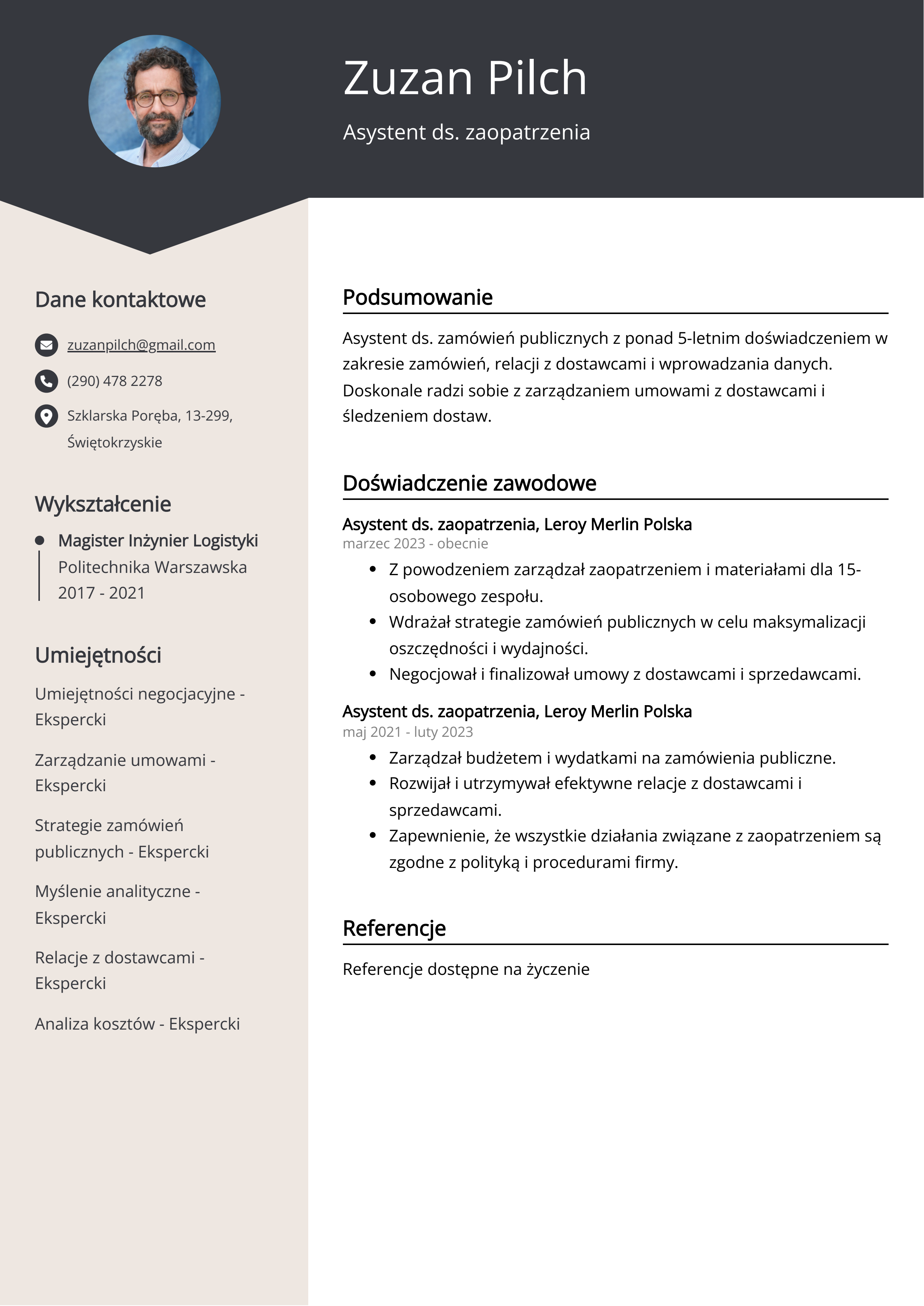 Tworzenie CV