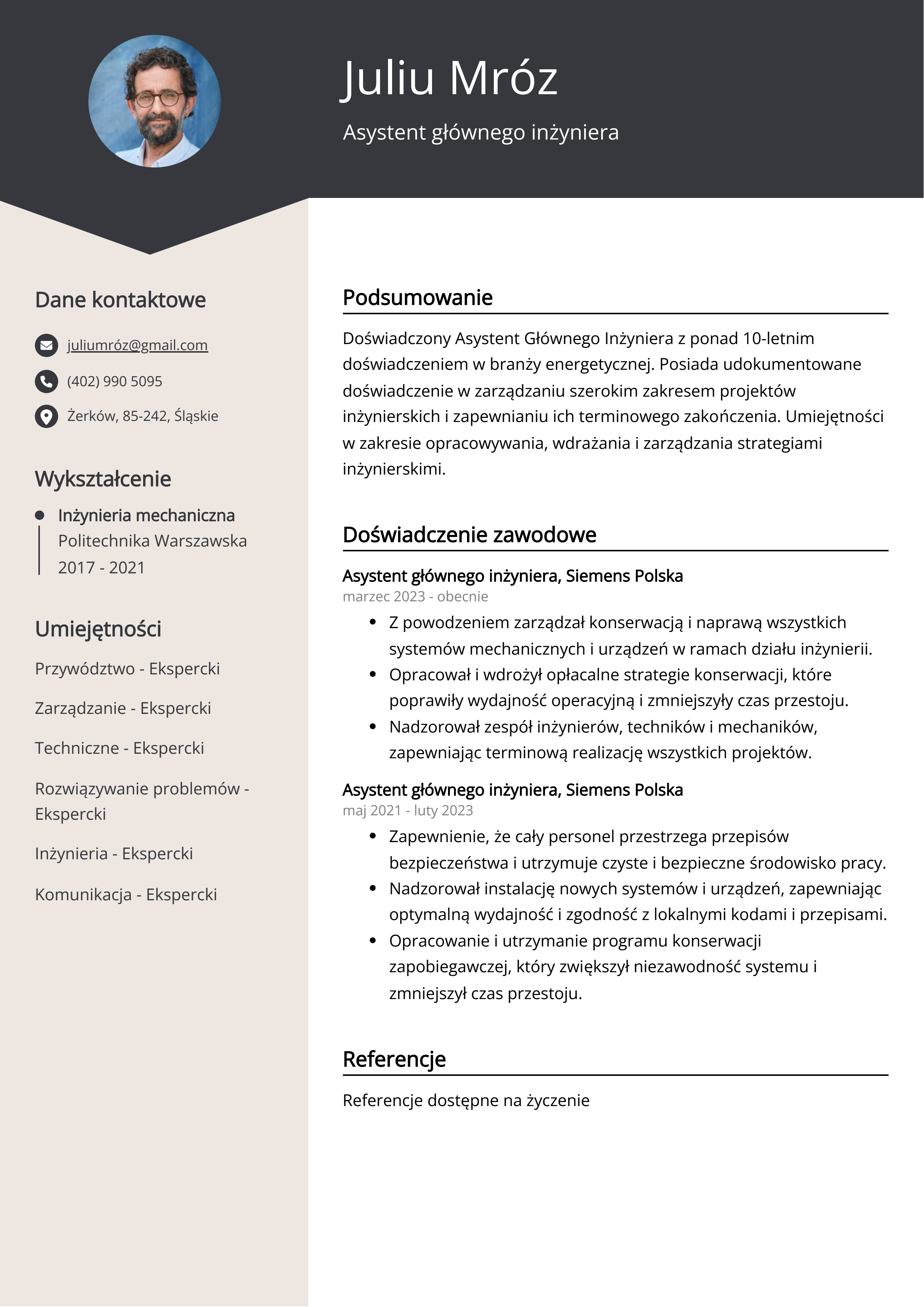 Tworzenie CV