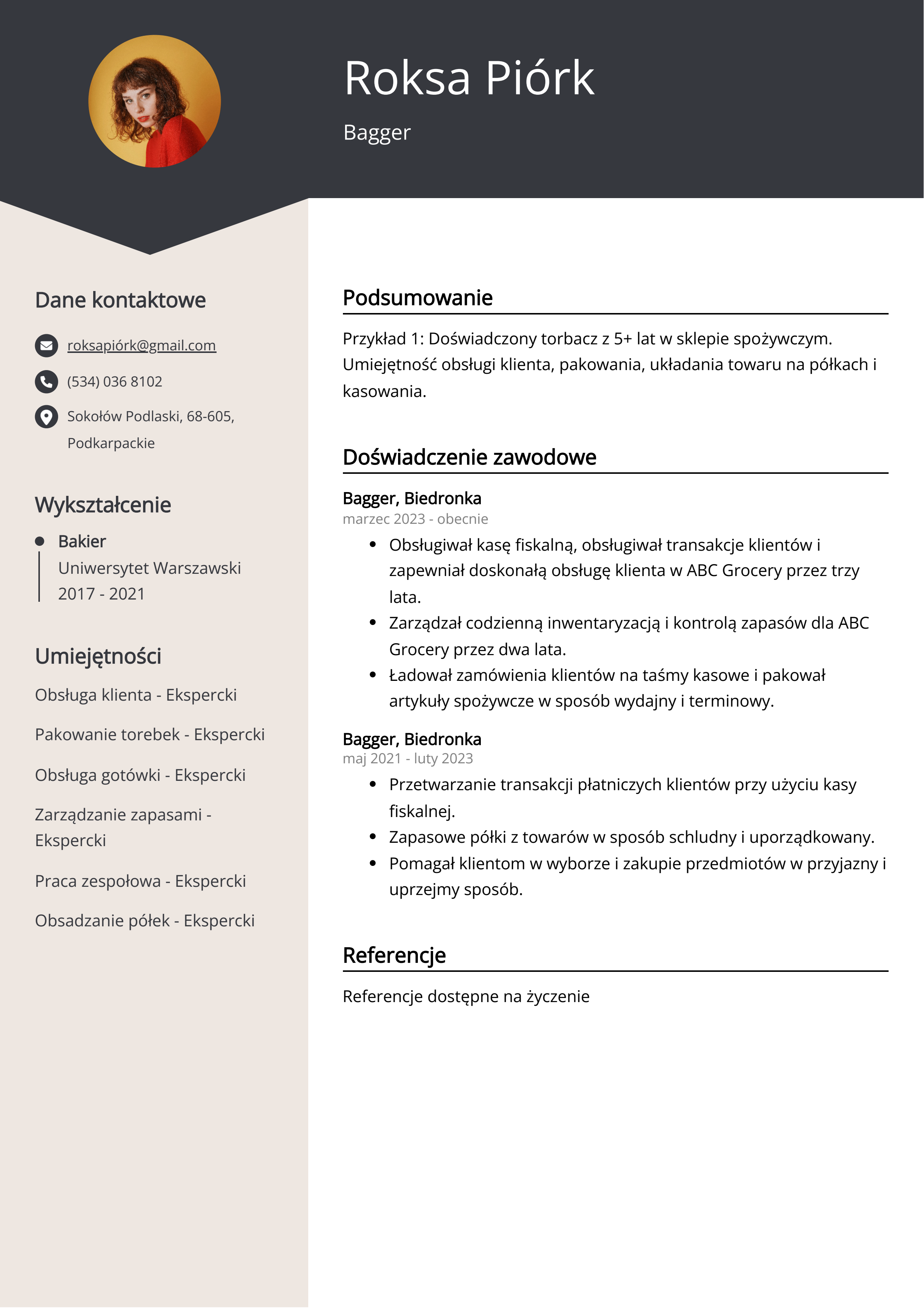 Tworzenie CV