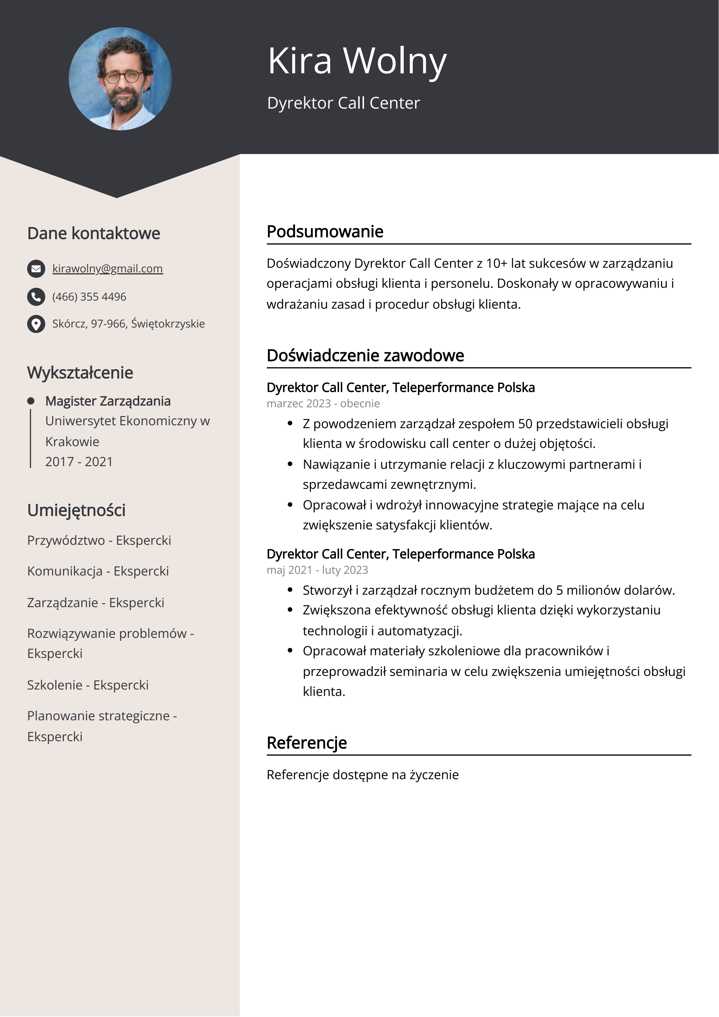 Tworzenie CV