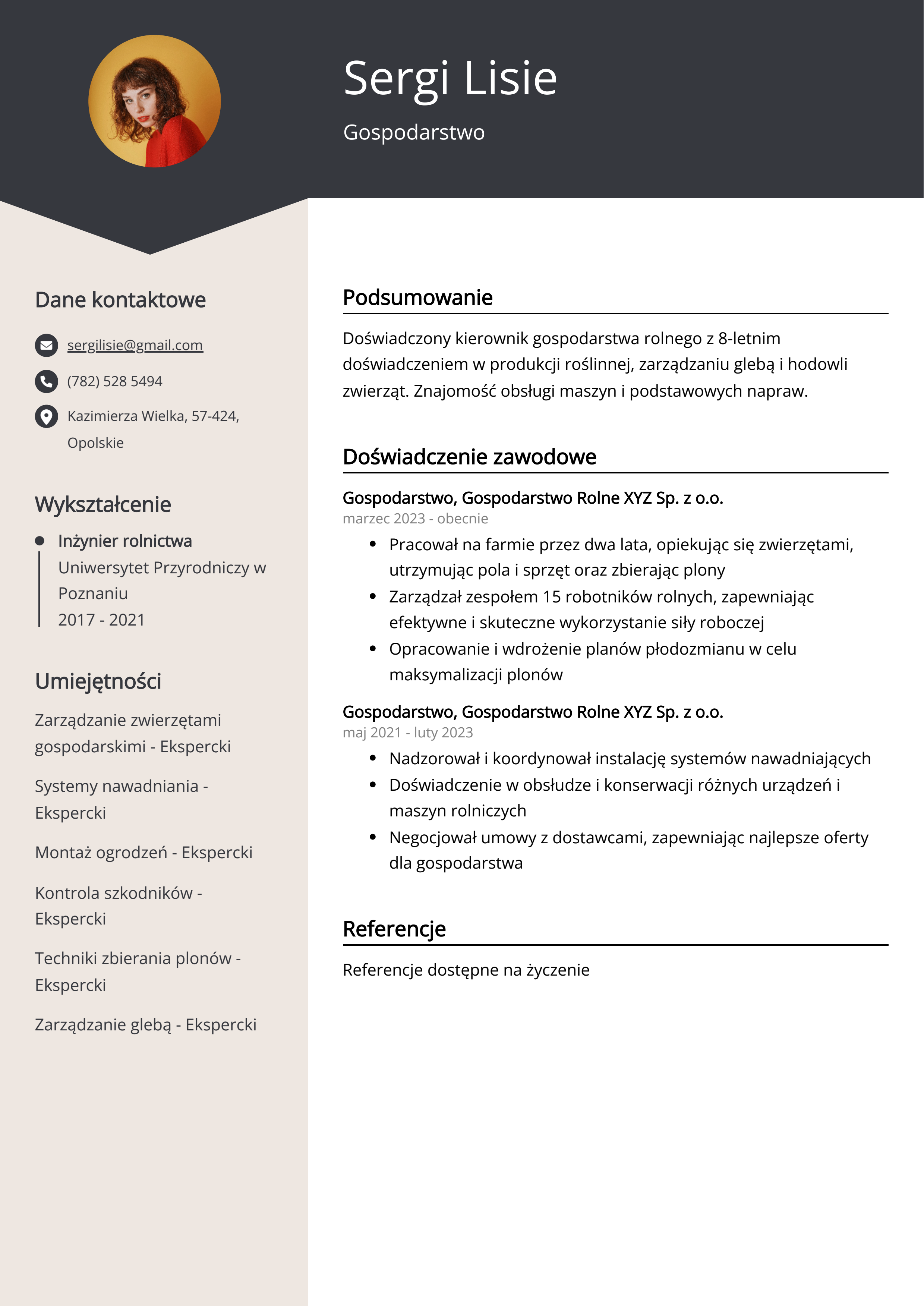 Tworzenie CV