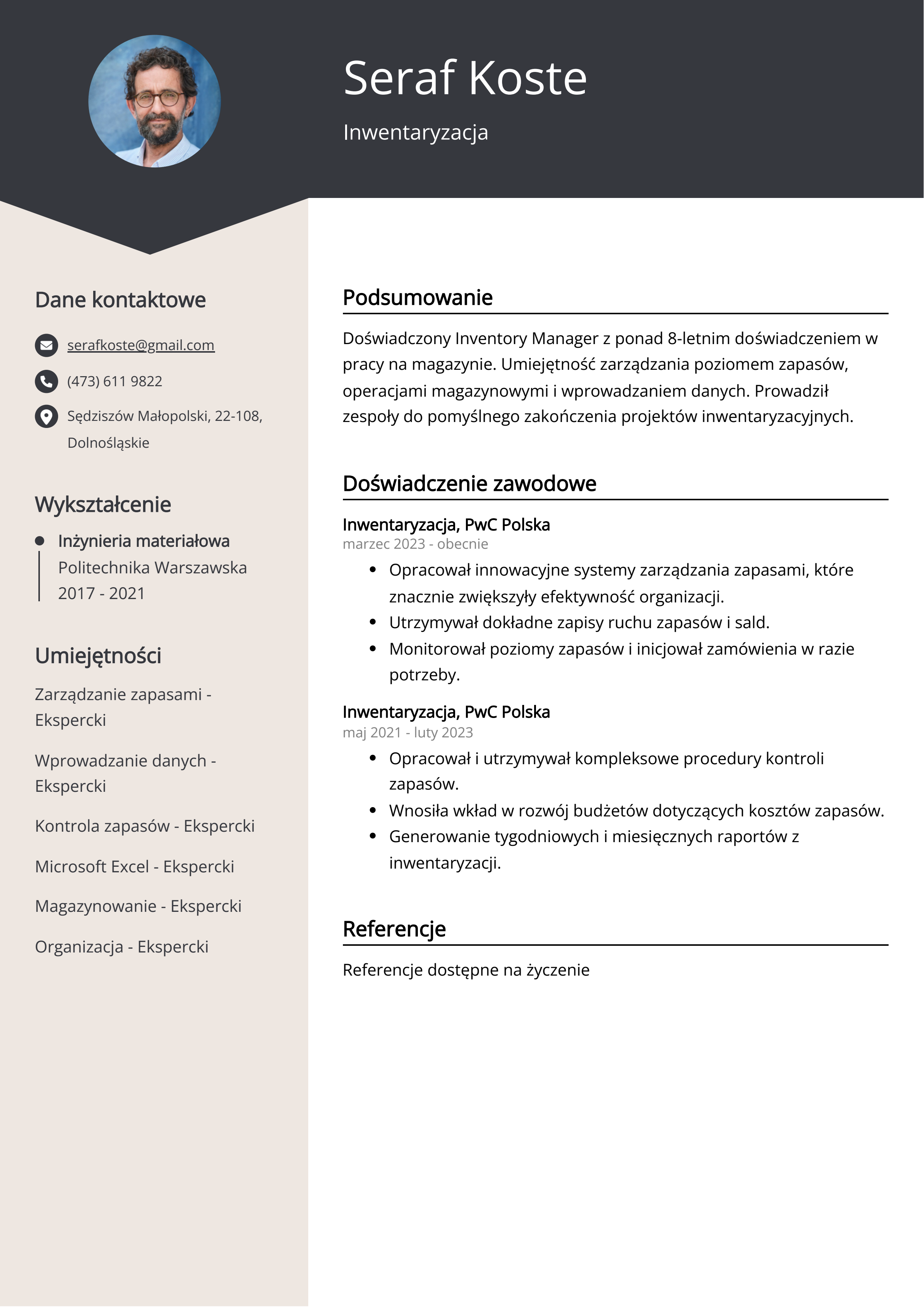 Tworzenie CV