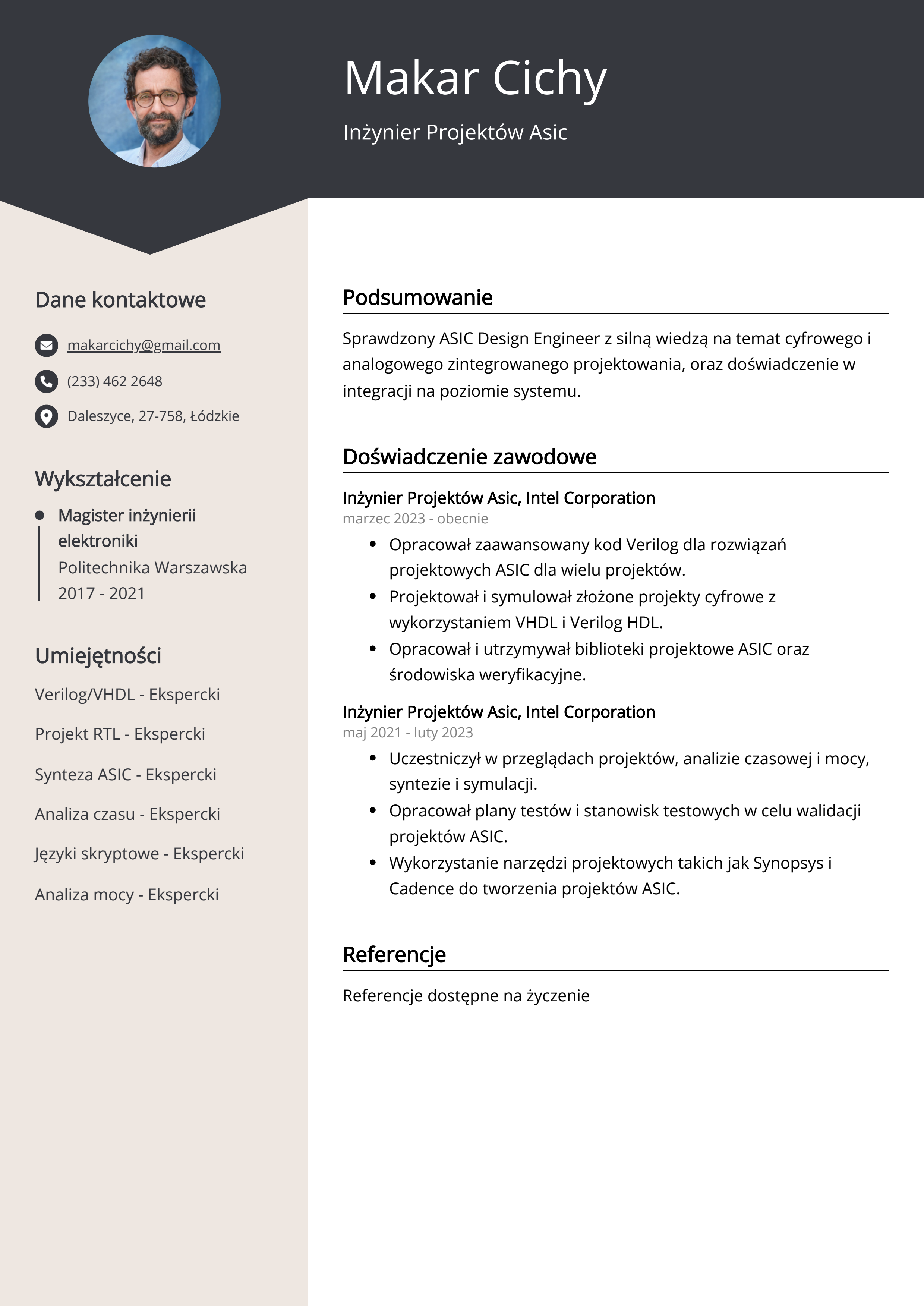 Tworzenie CV