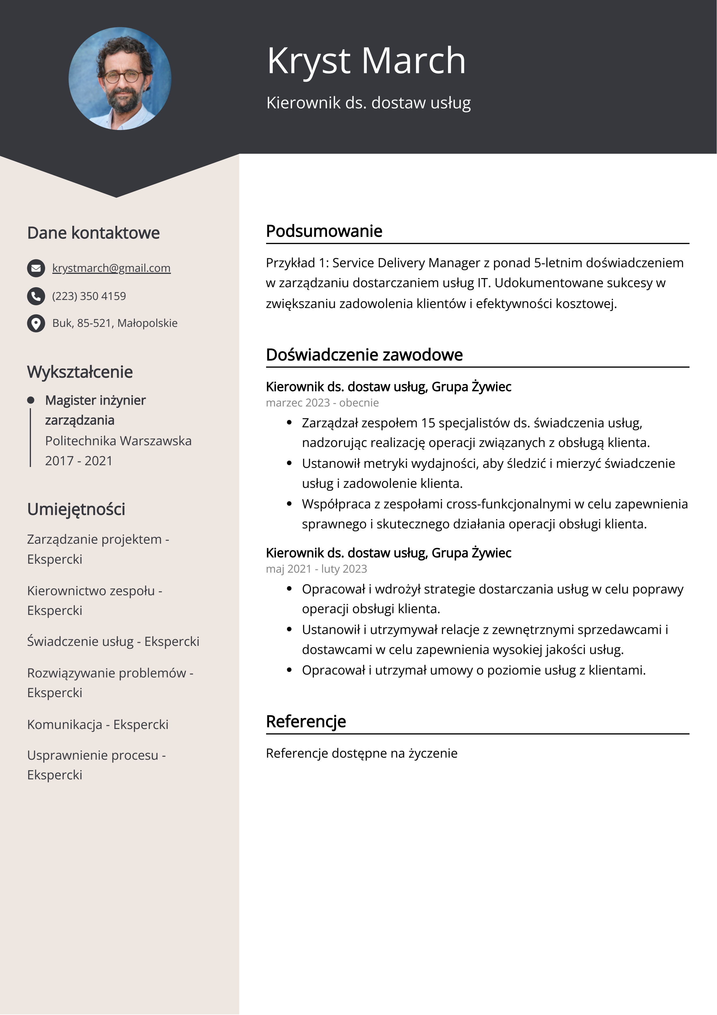 Tworzenie CV