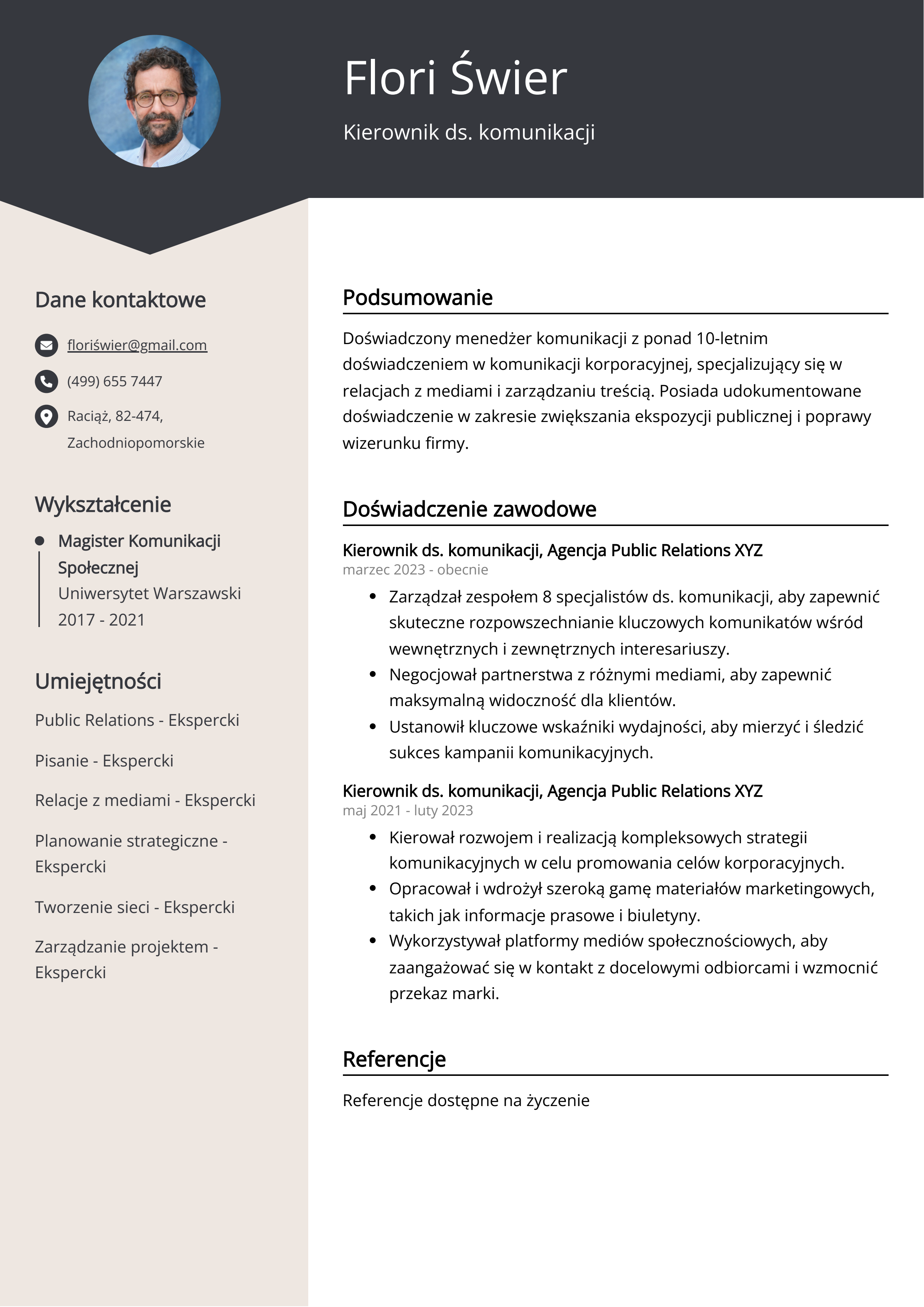 Tworzenie CV