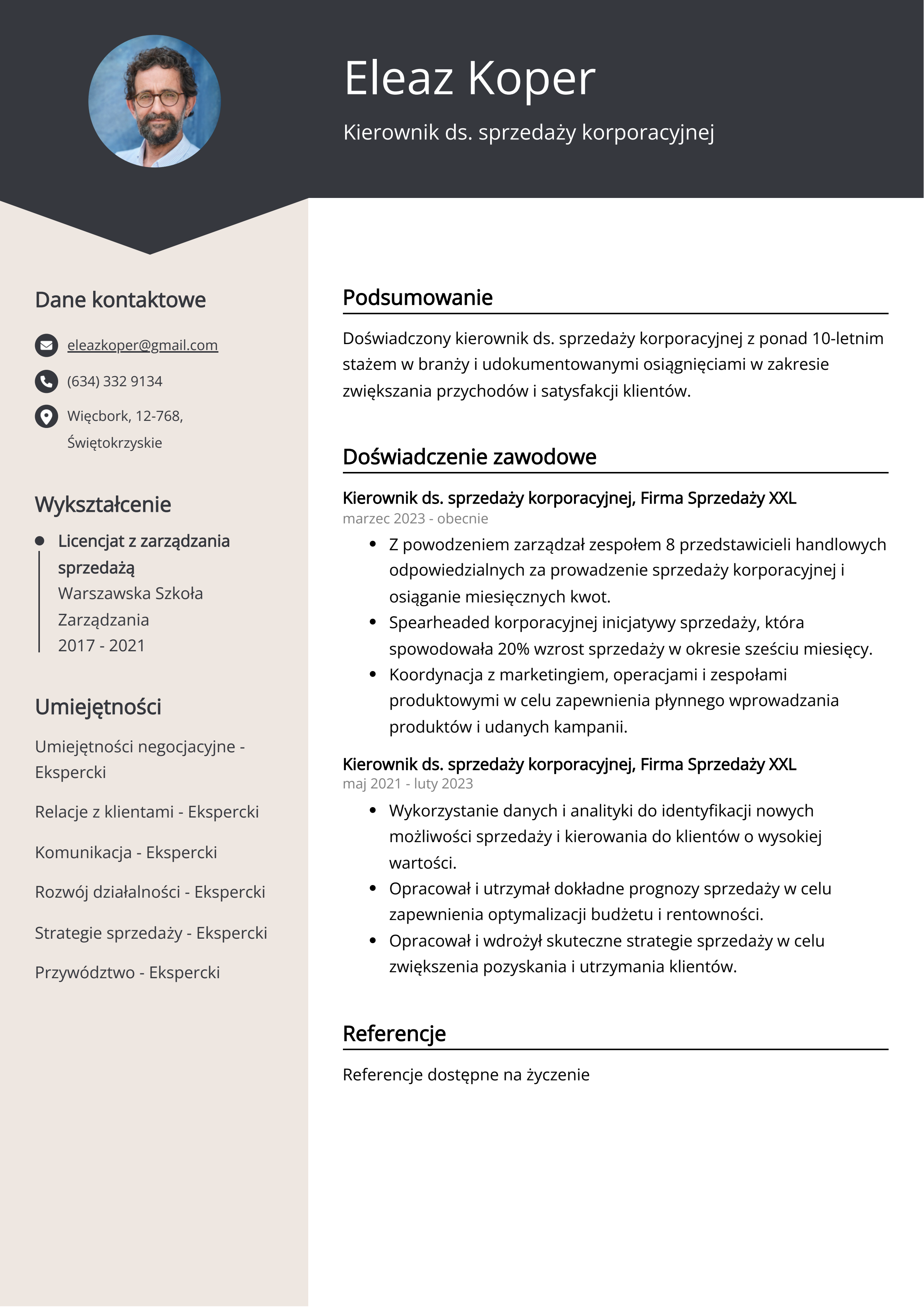 Tworzenie CV