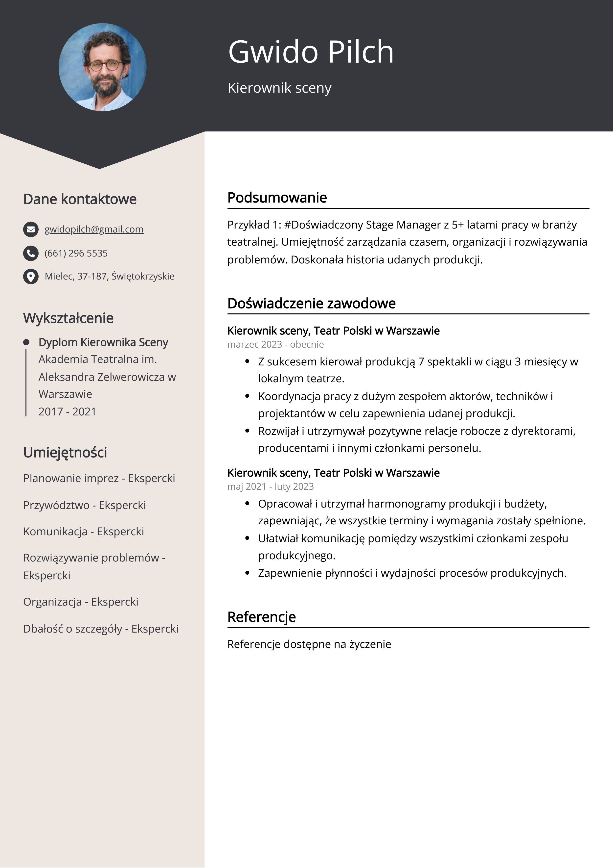 Tworzenie CV