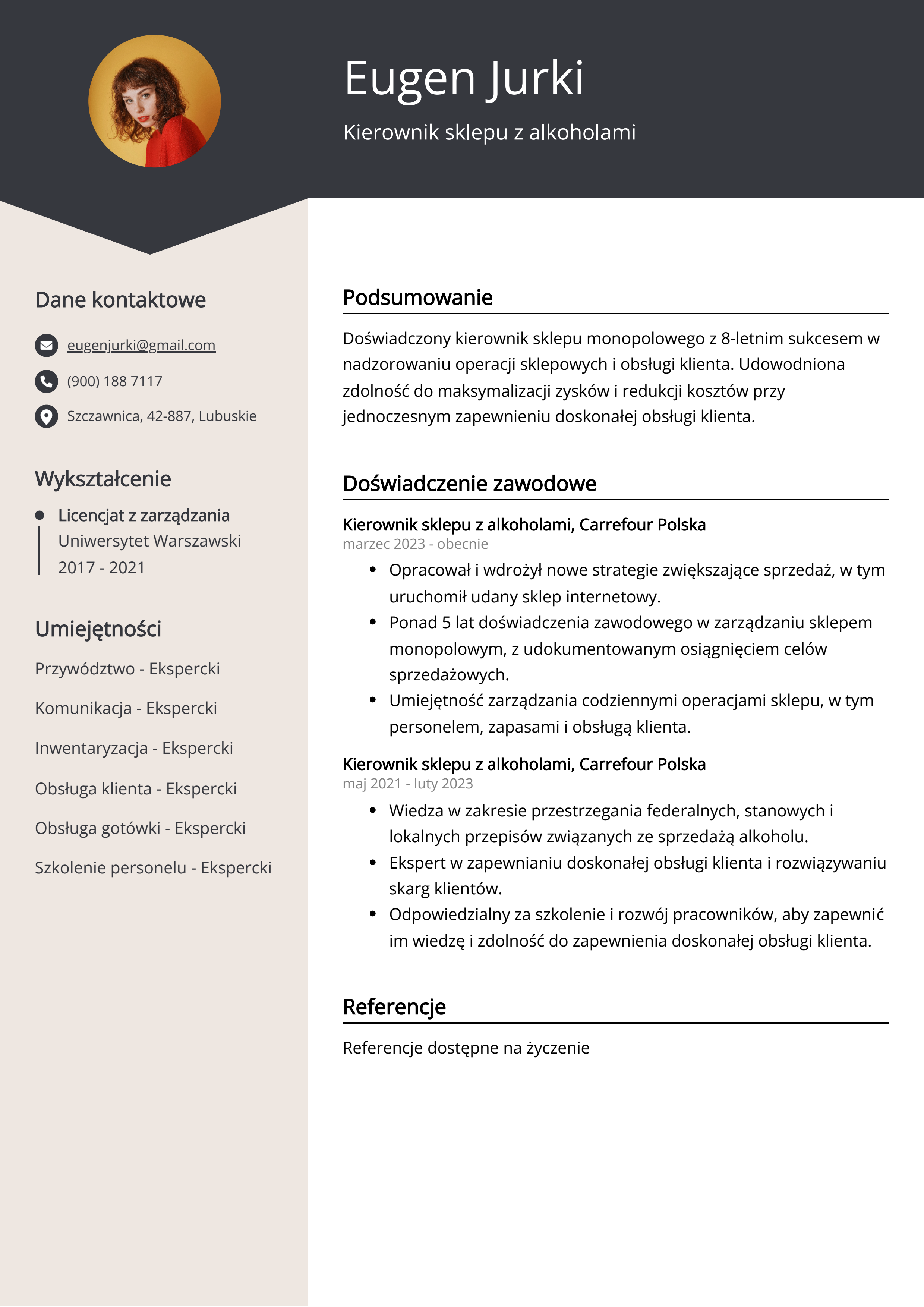 Tworzenie CV