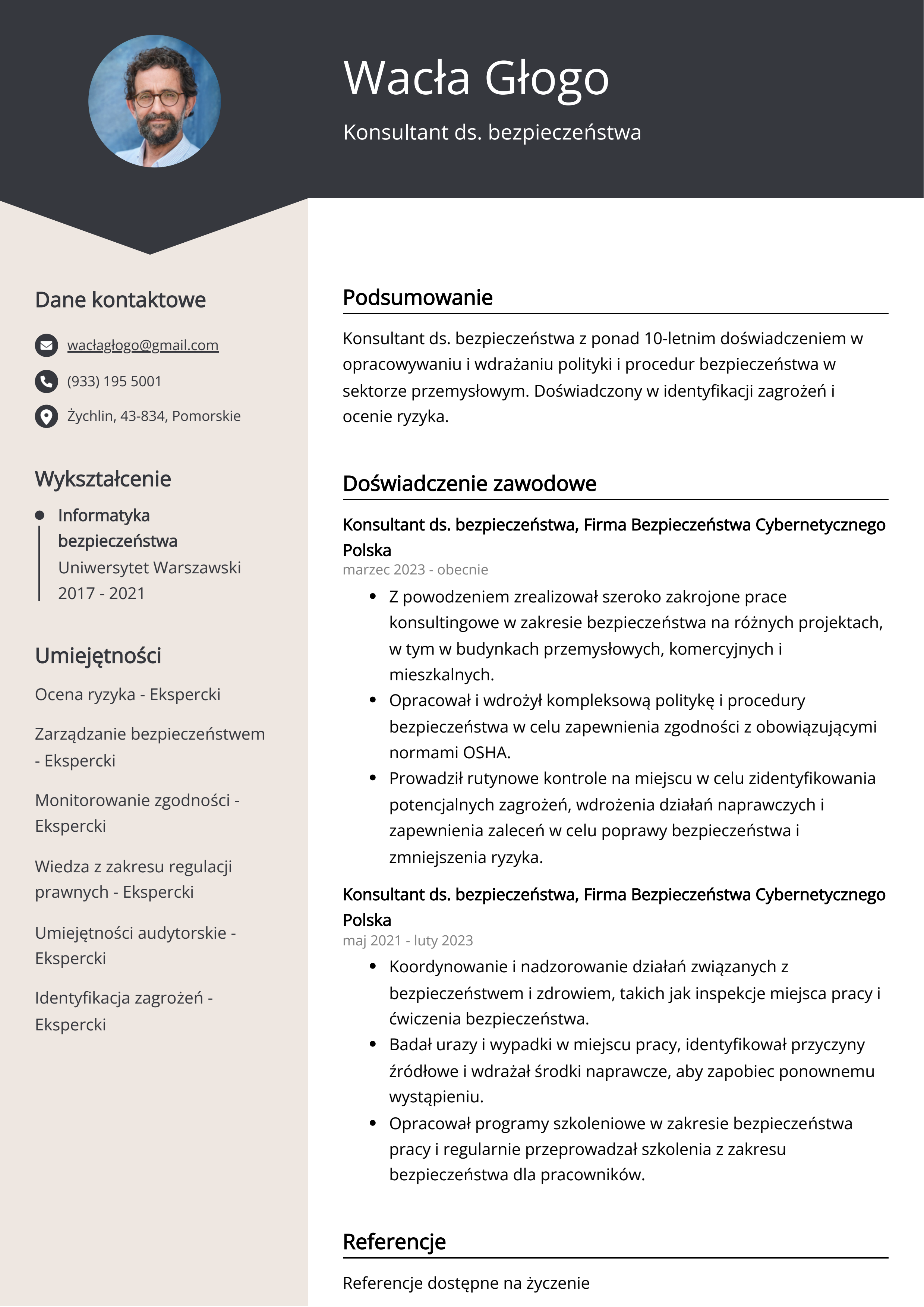 Tworzenie CV