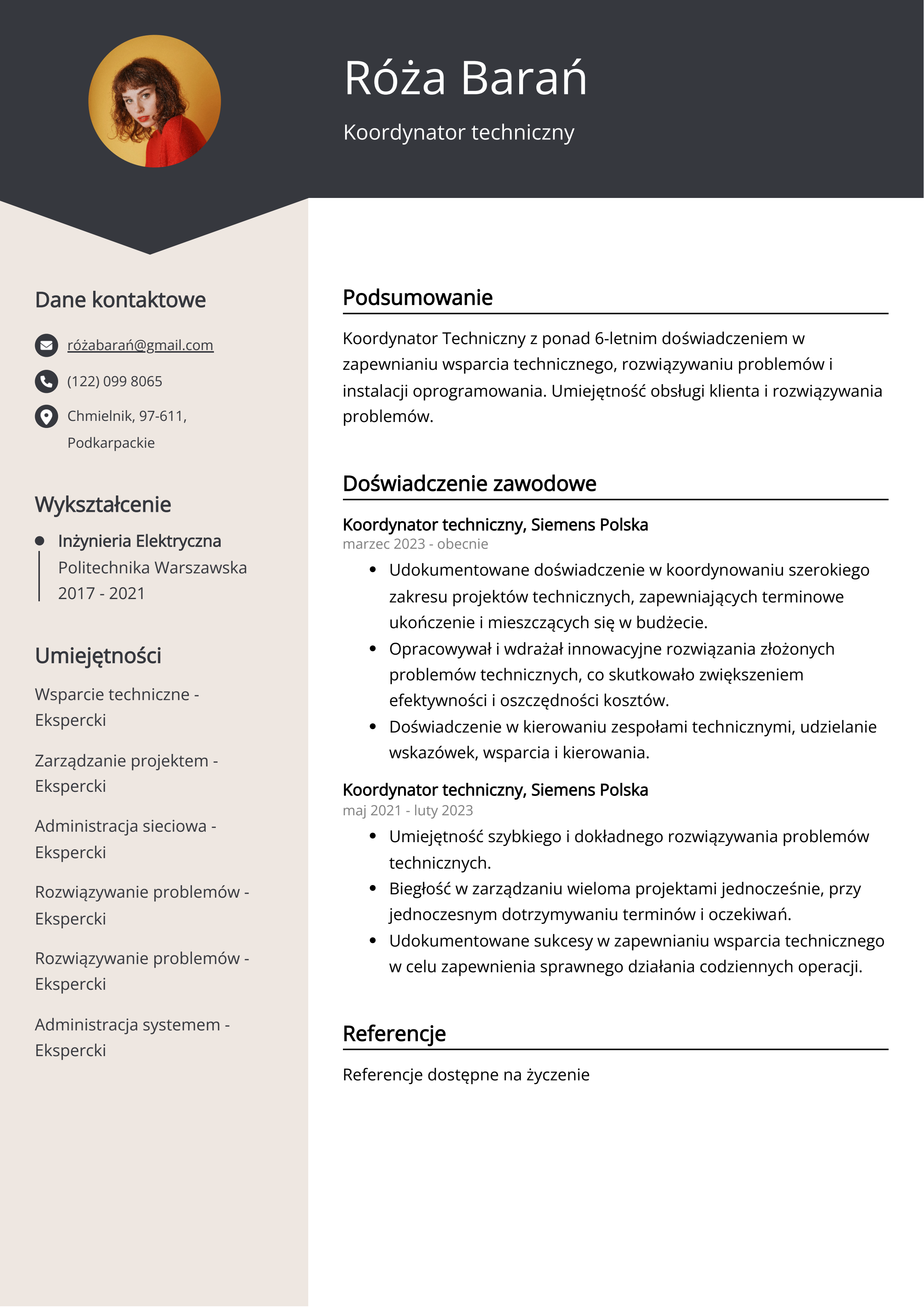 Tworzenie CV