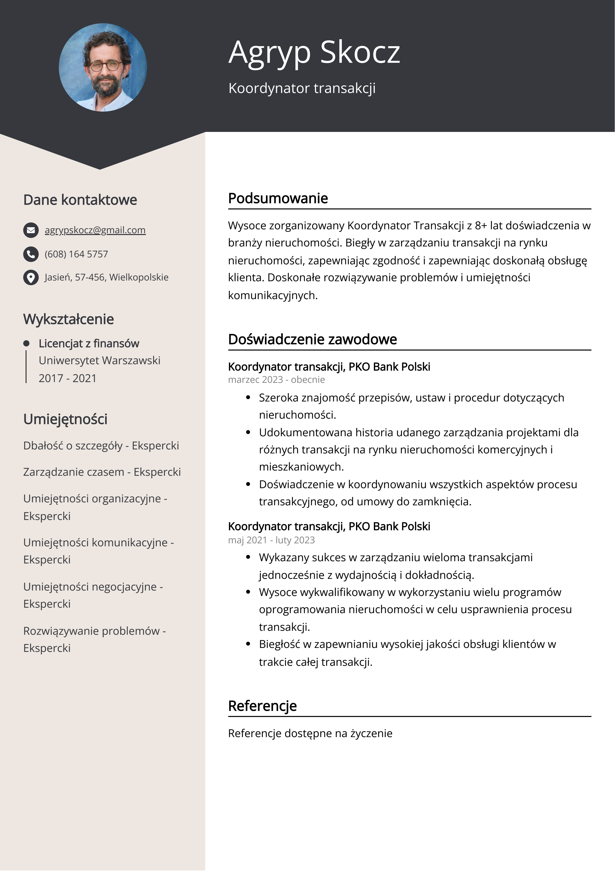 Tworzenie CV