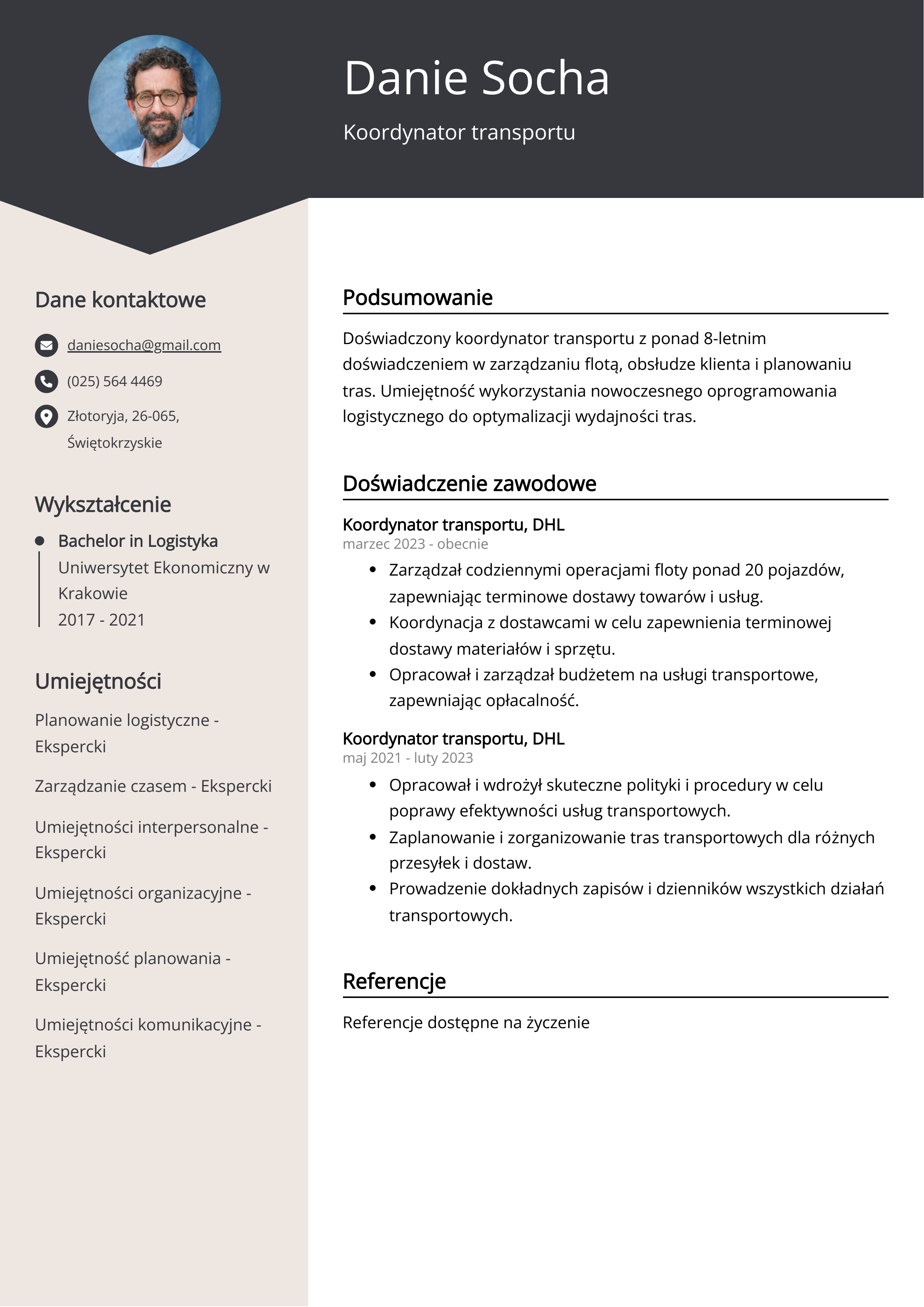 Tworzenie CV