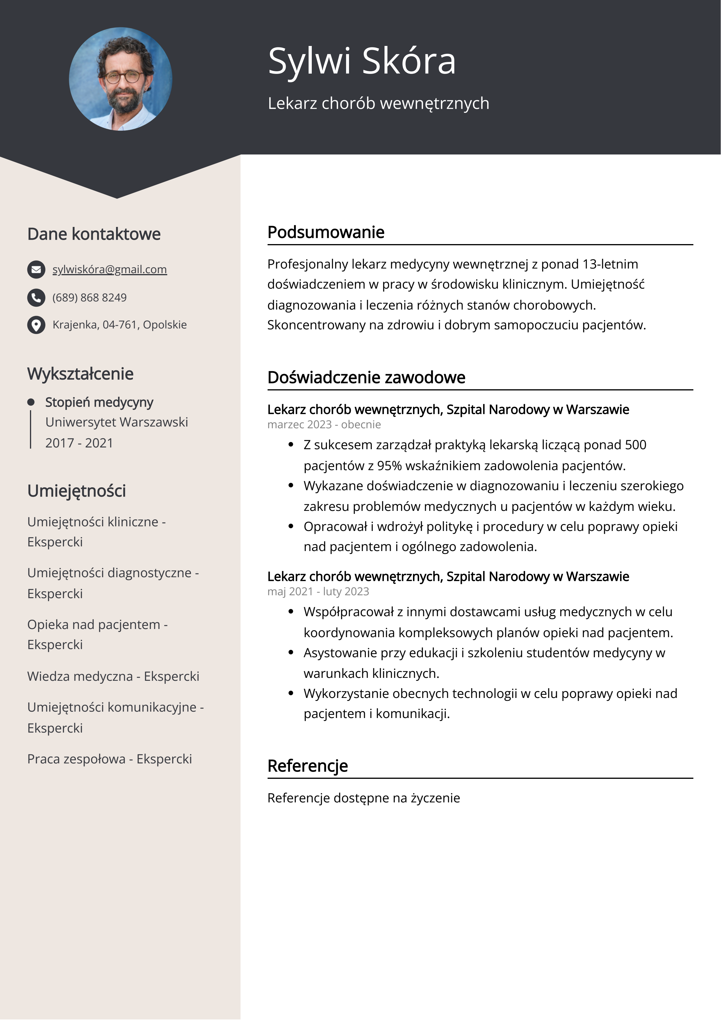 Tworzenie CV