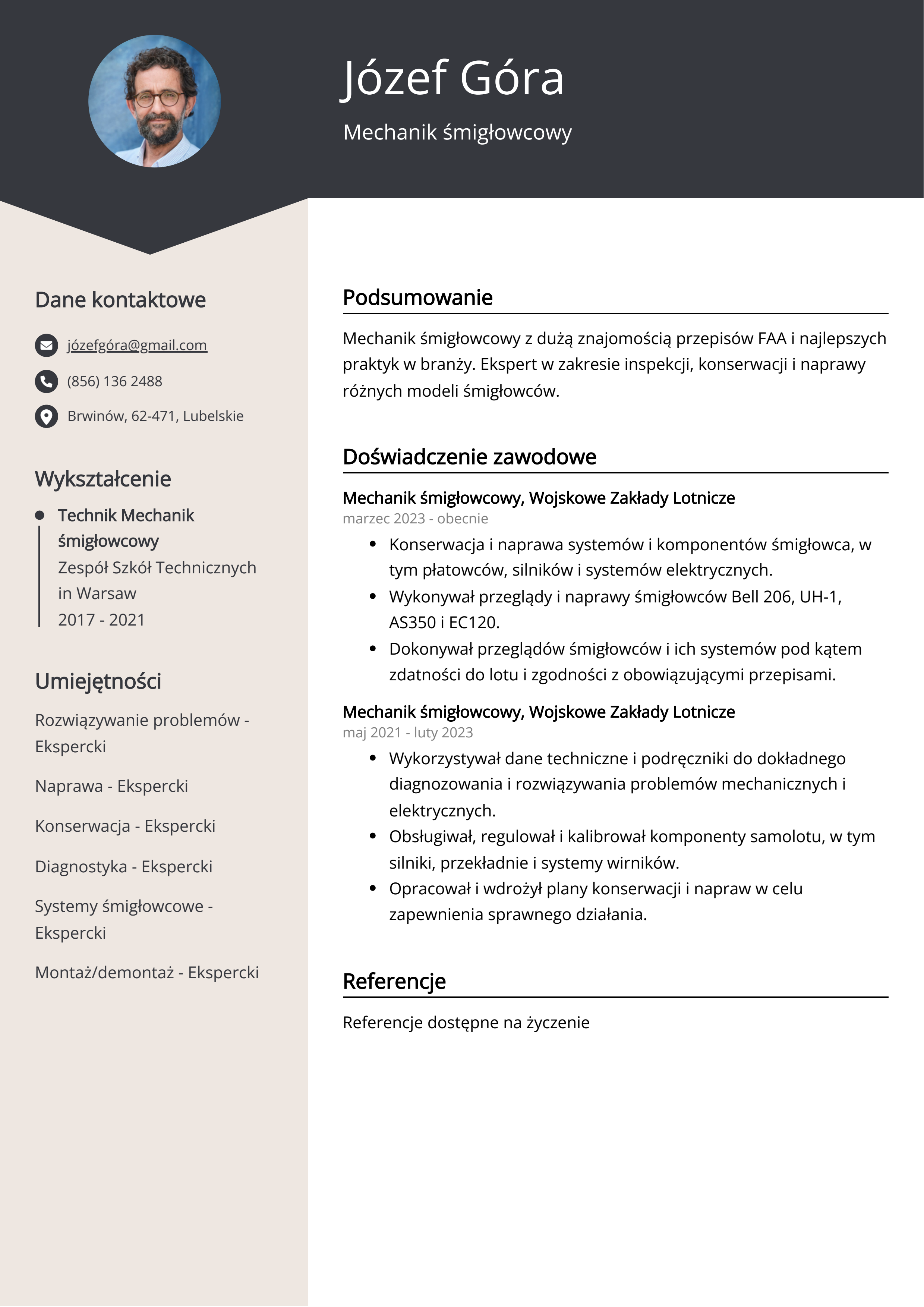 Tworzenie CV