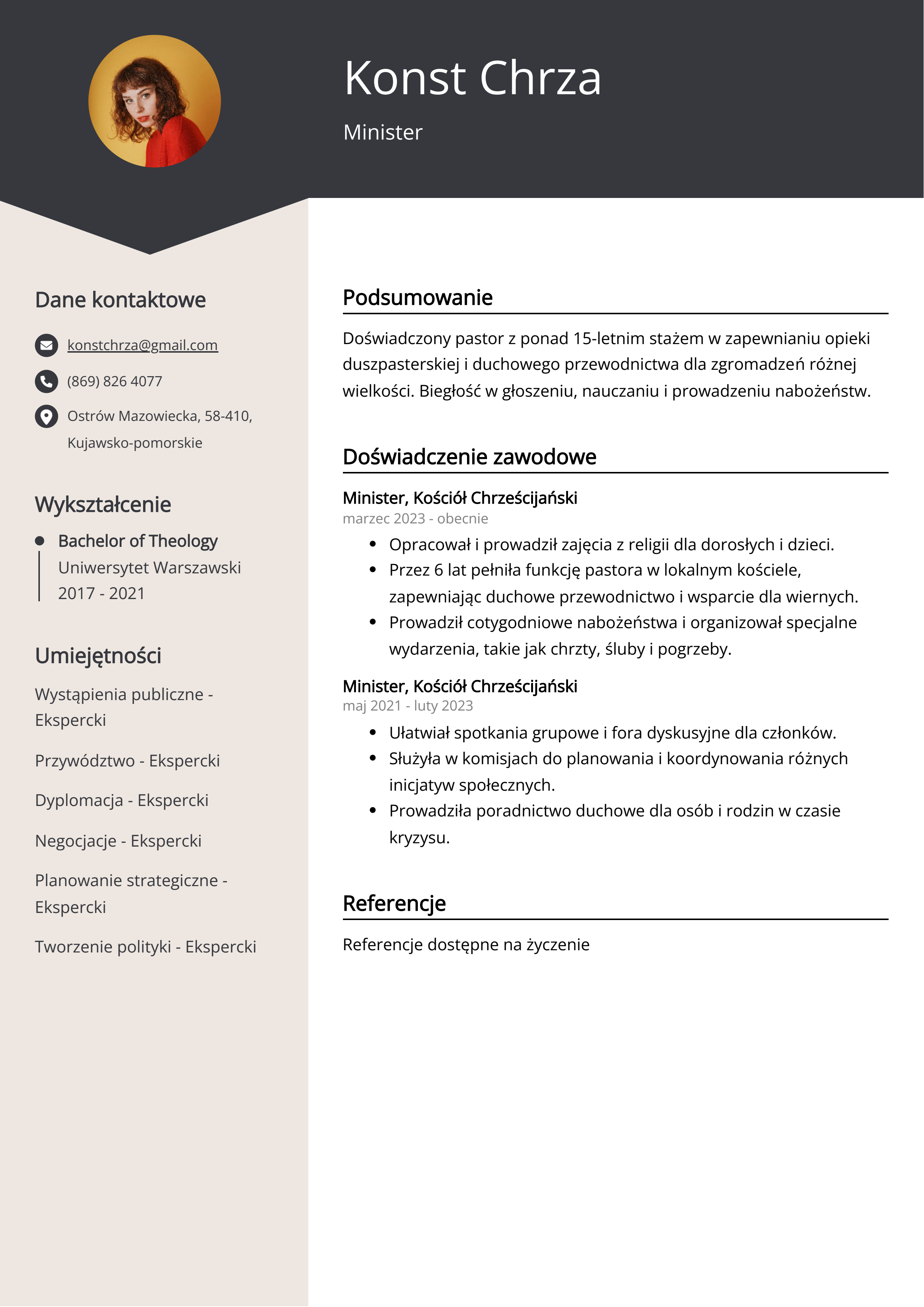 Tworzenie CV