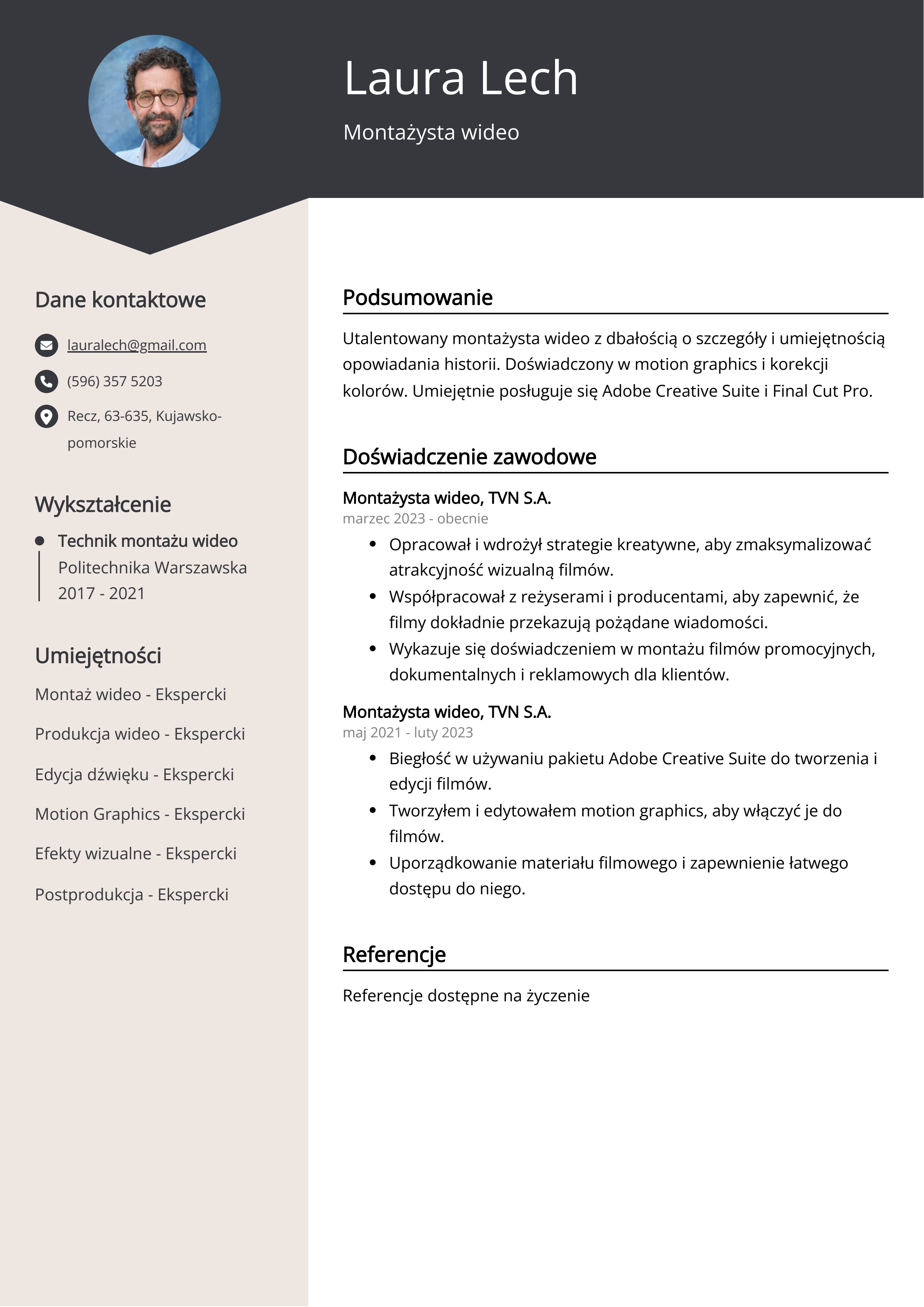 Tworzenie CV