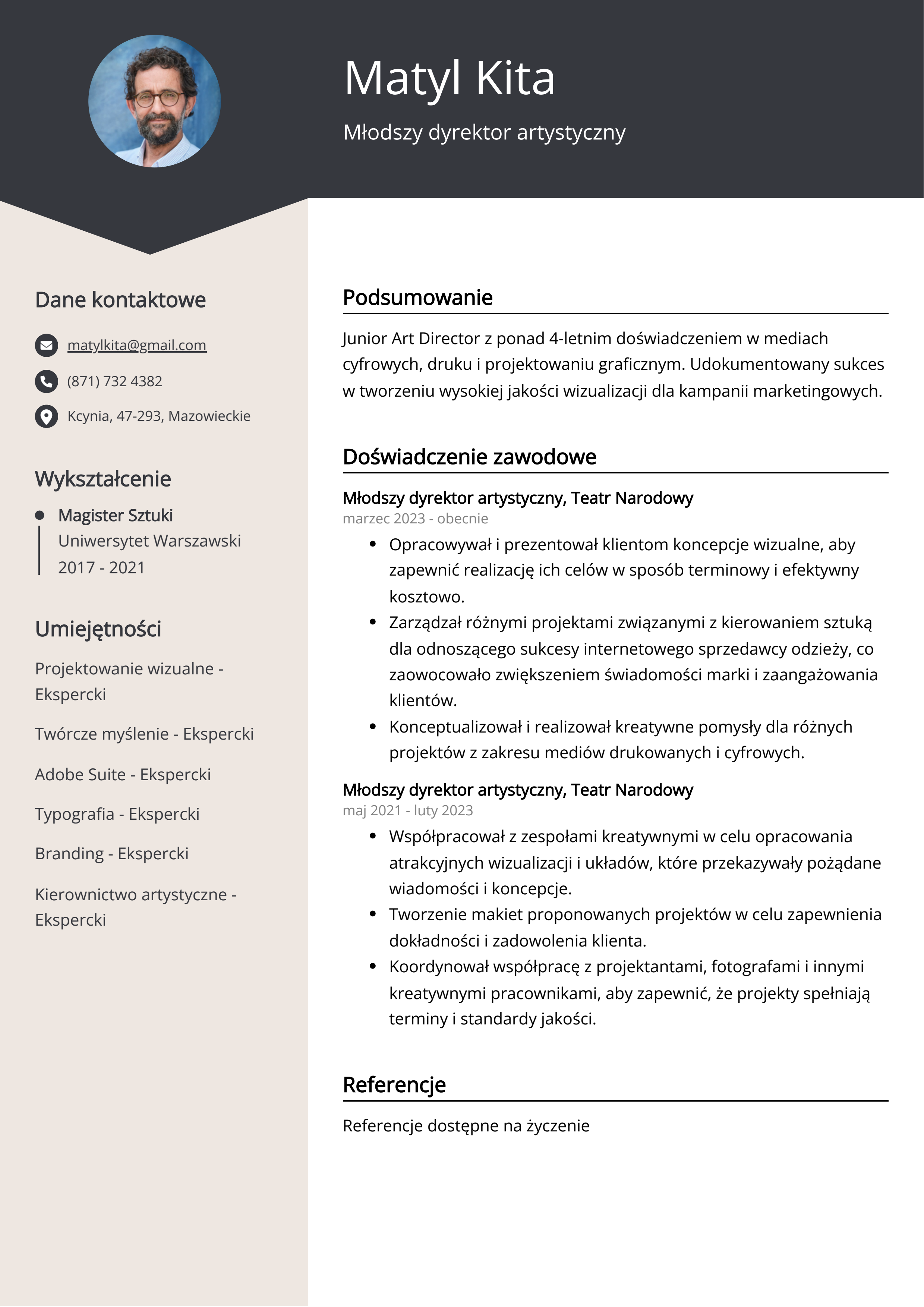 Tworzenie CV