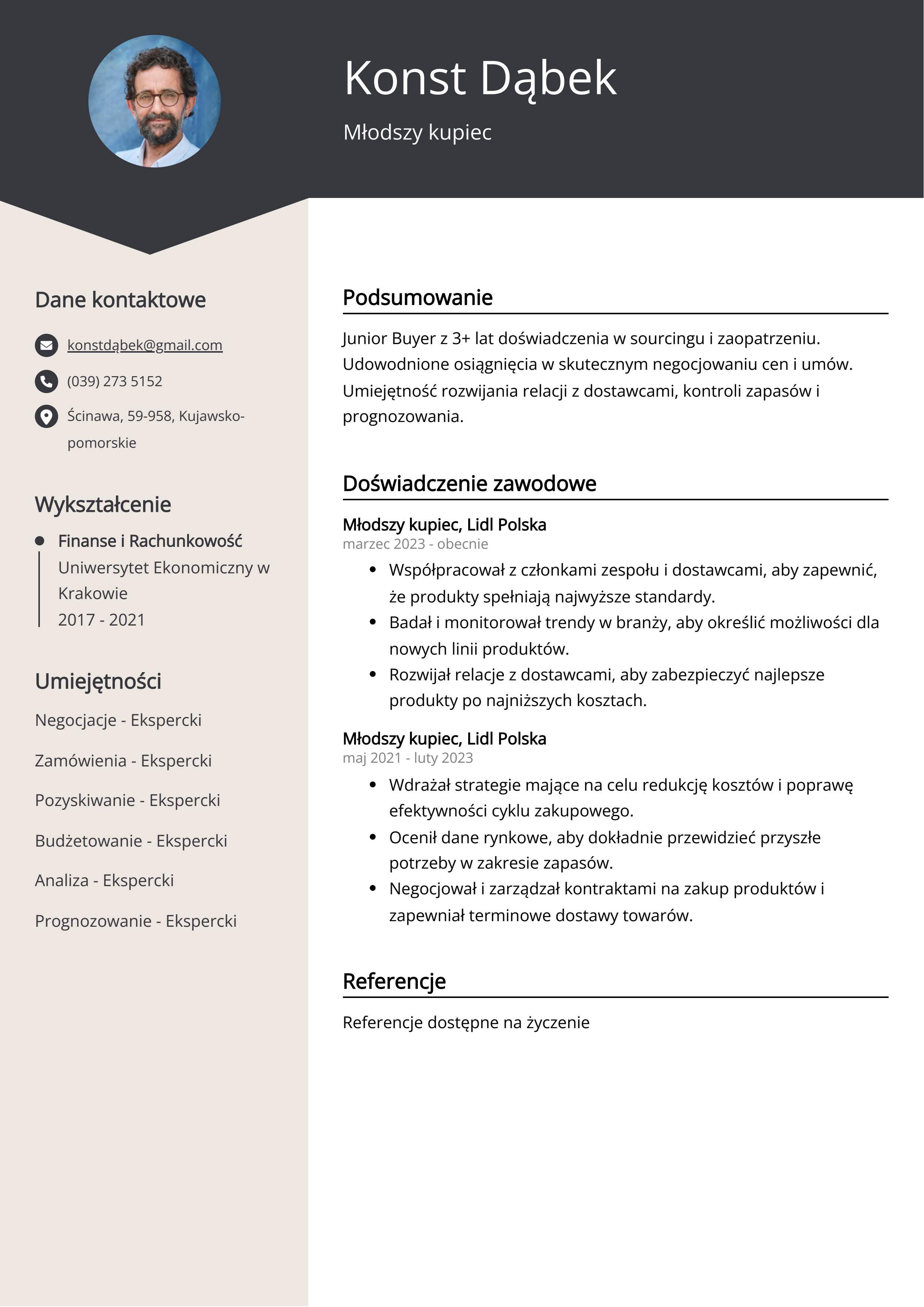 Tworzenie CV