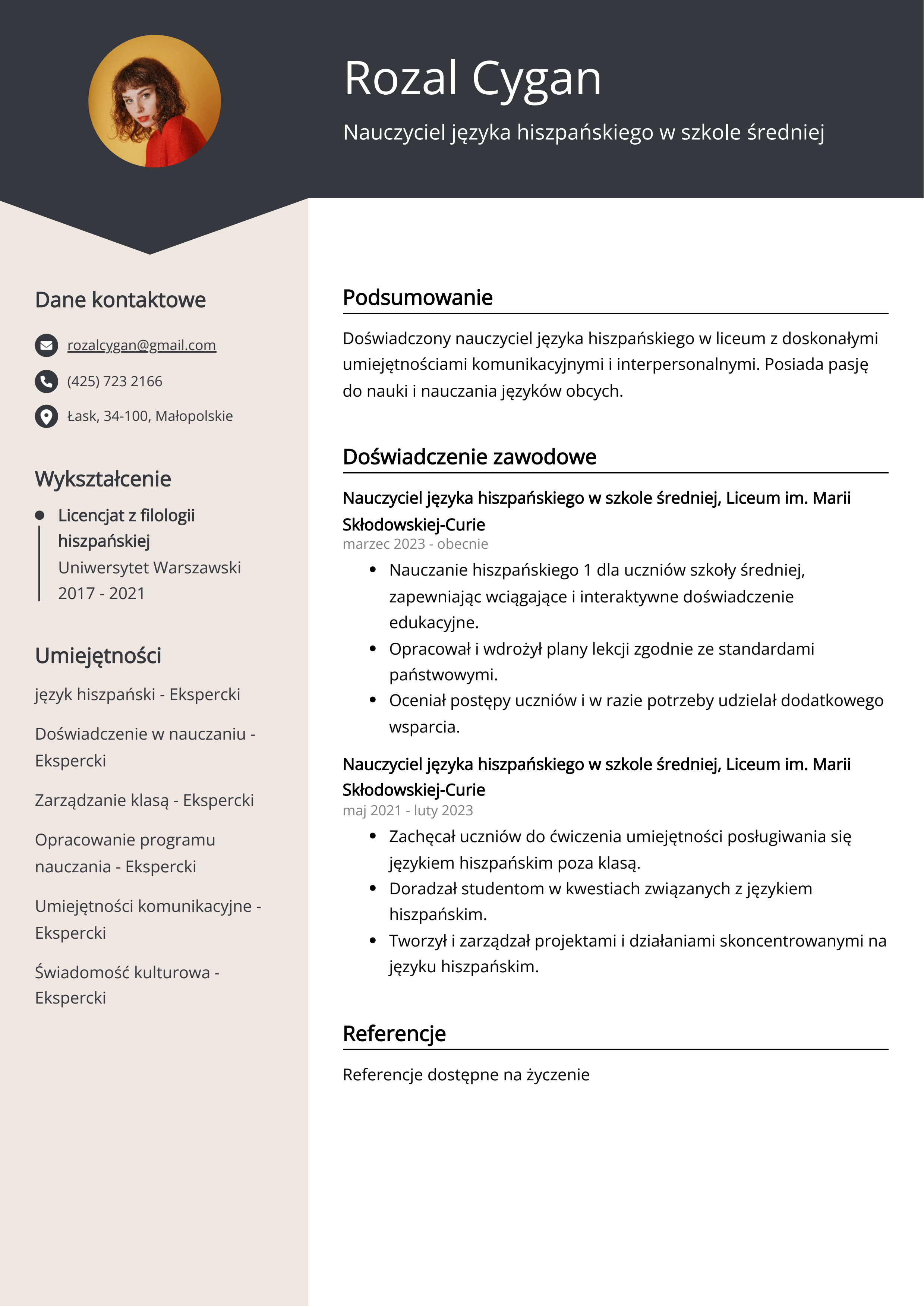 Tworzenie CV