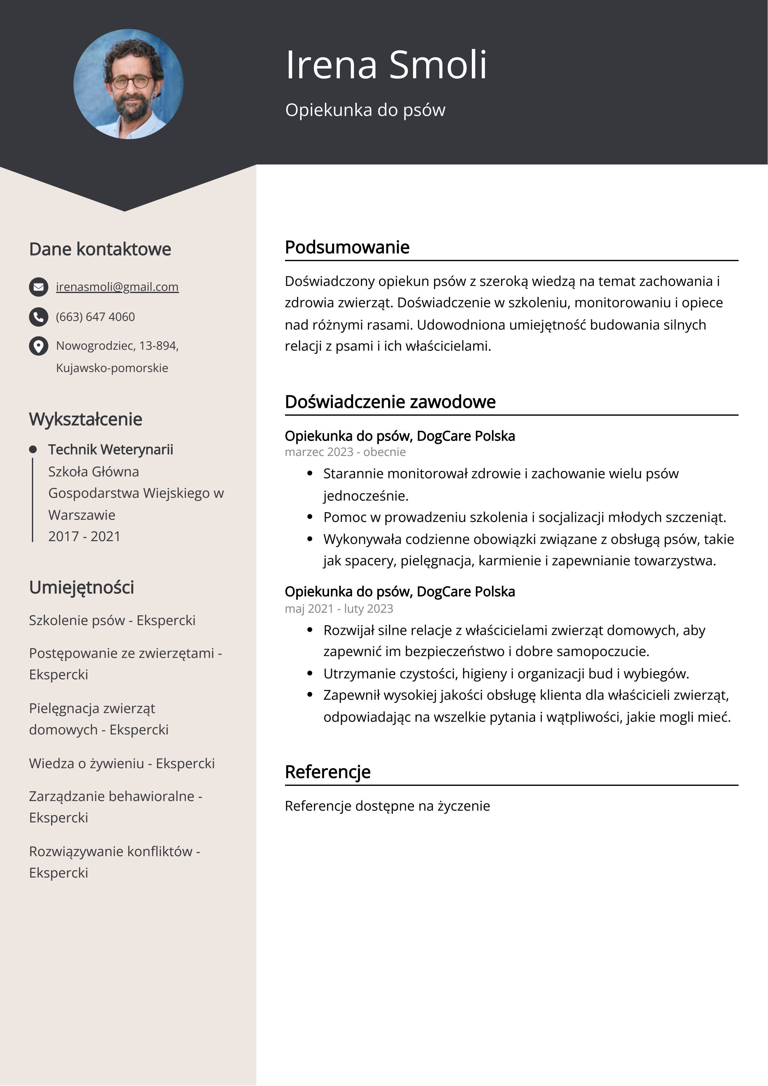 Tworzenie CV