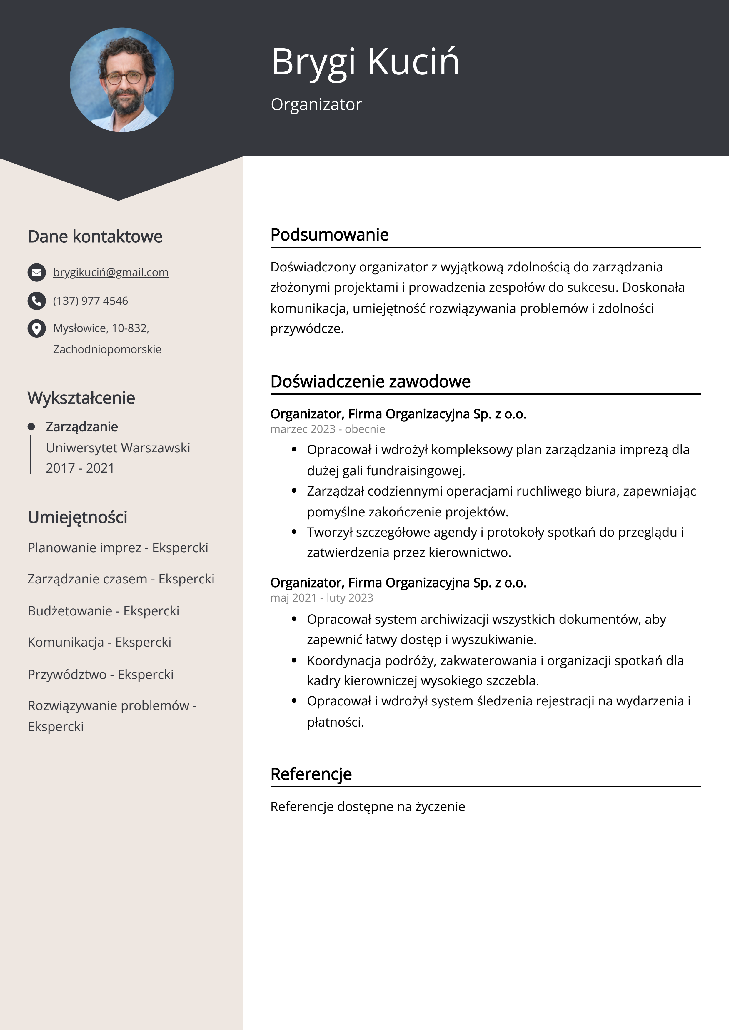 Tworzenie CV