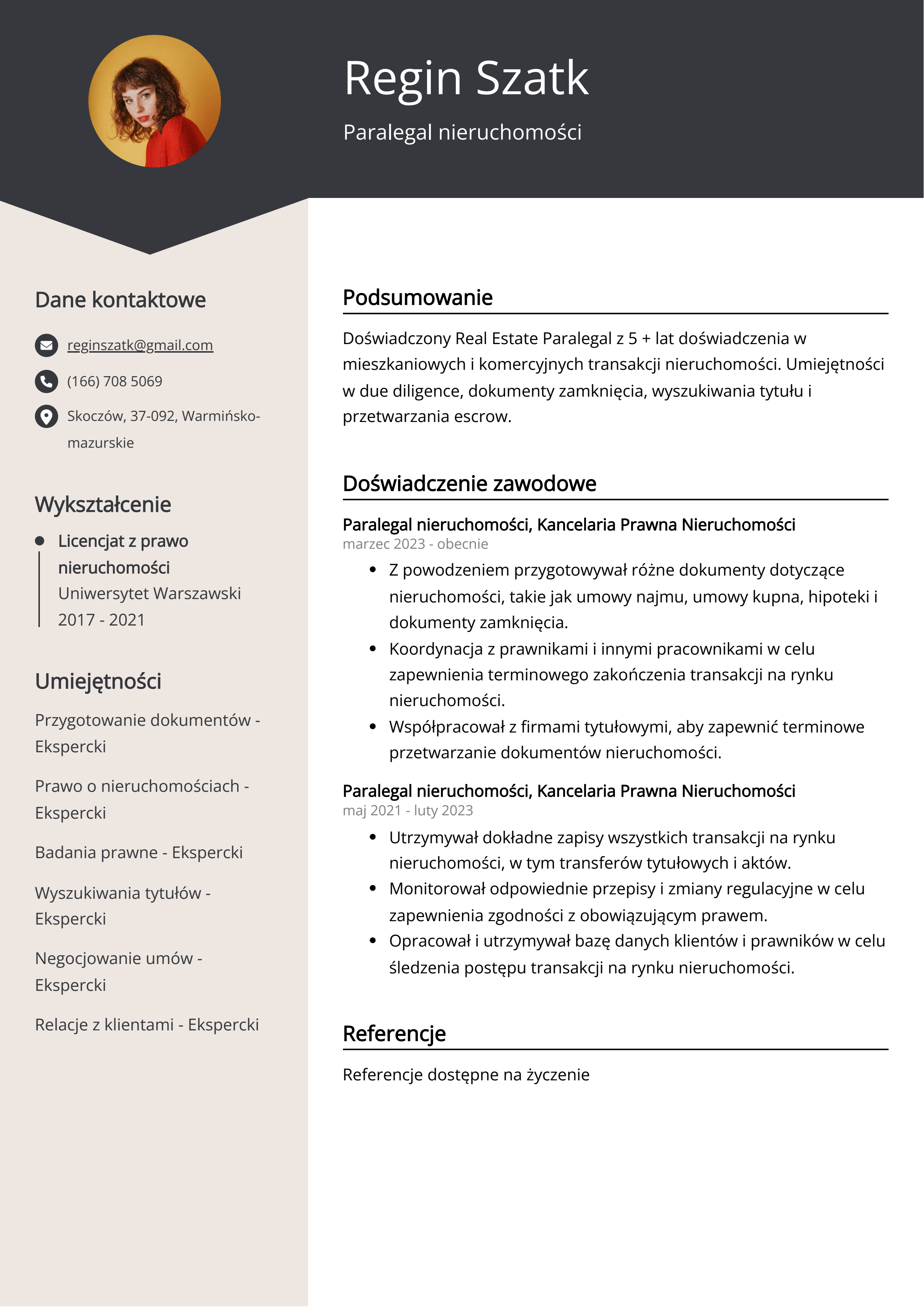 Tworzenie CV