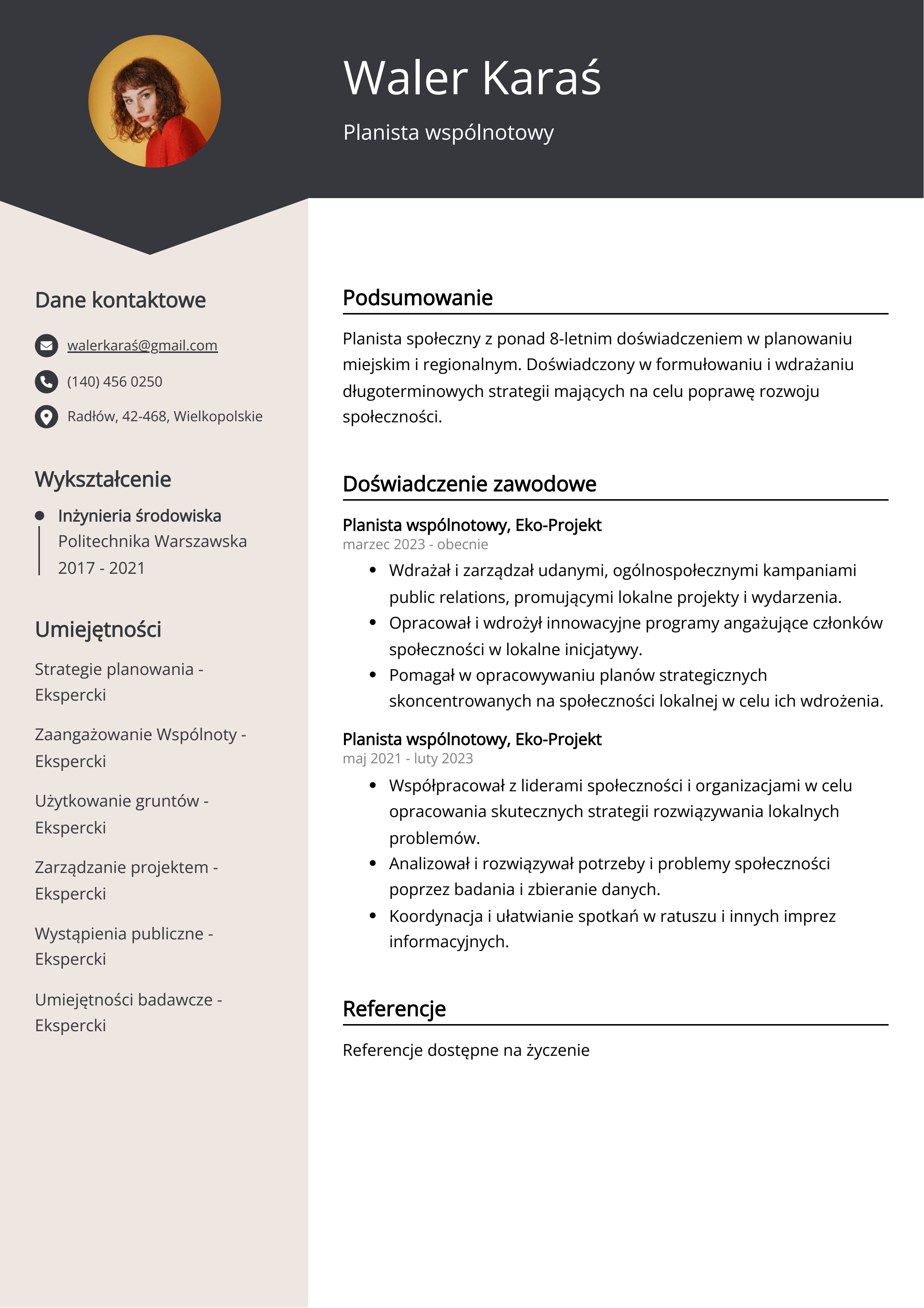 Tworzenie CV