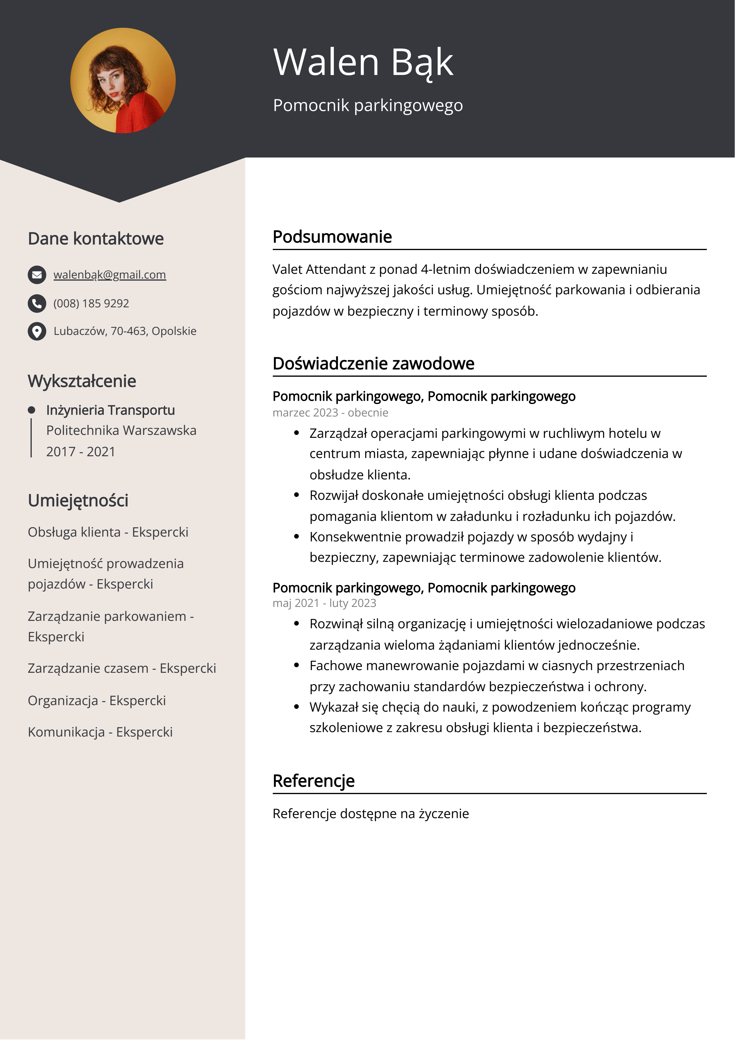 Tworzenie CV