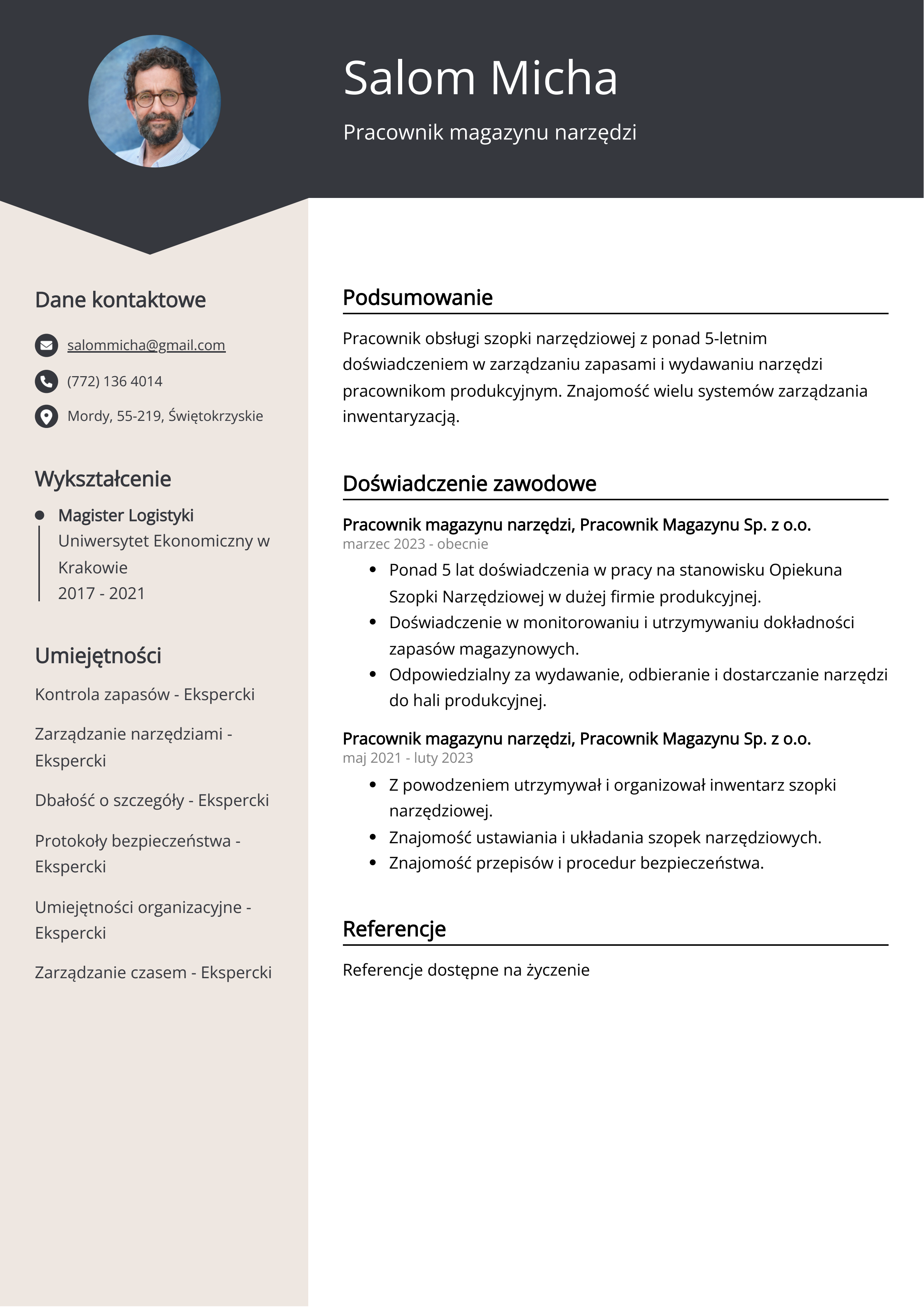 Tworzenie CV