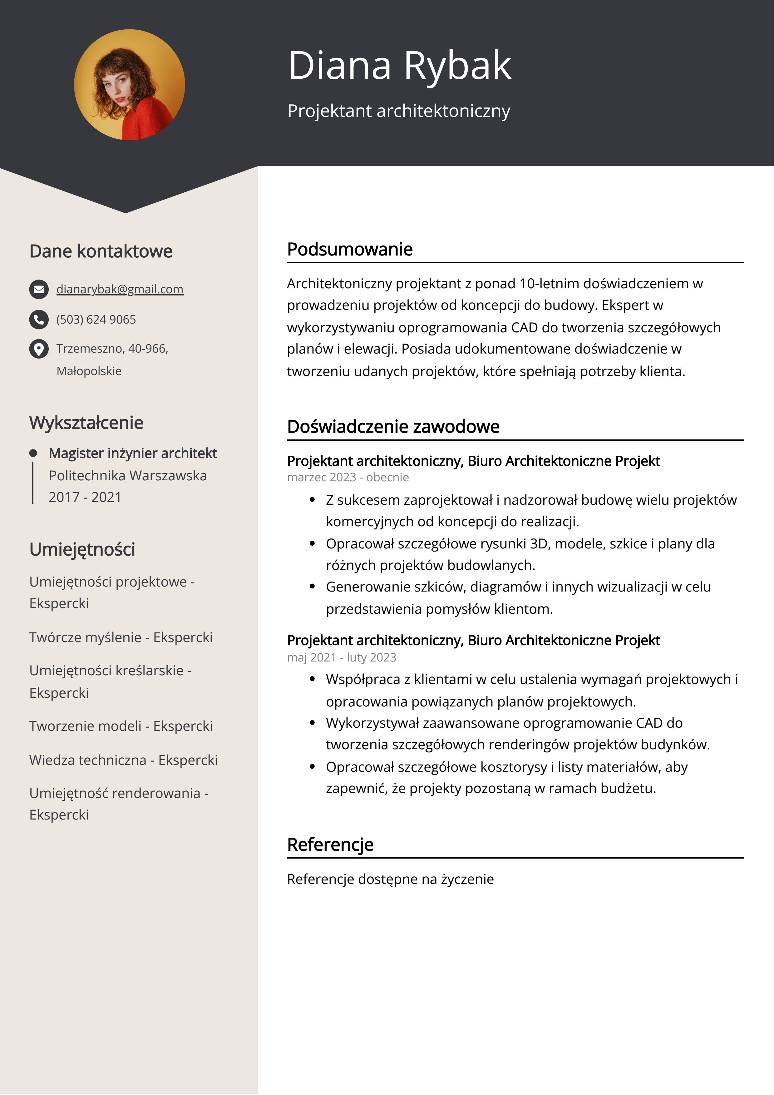 Tworzenie CV