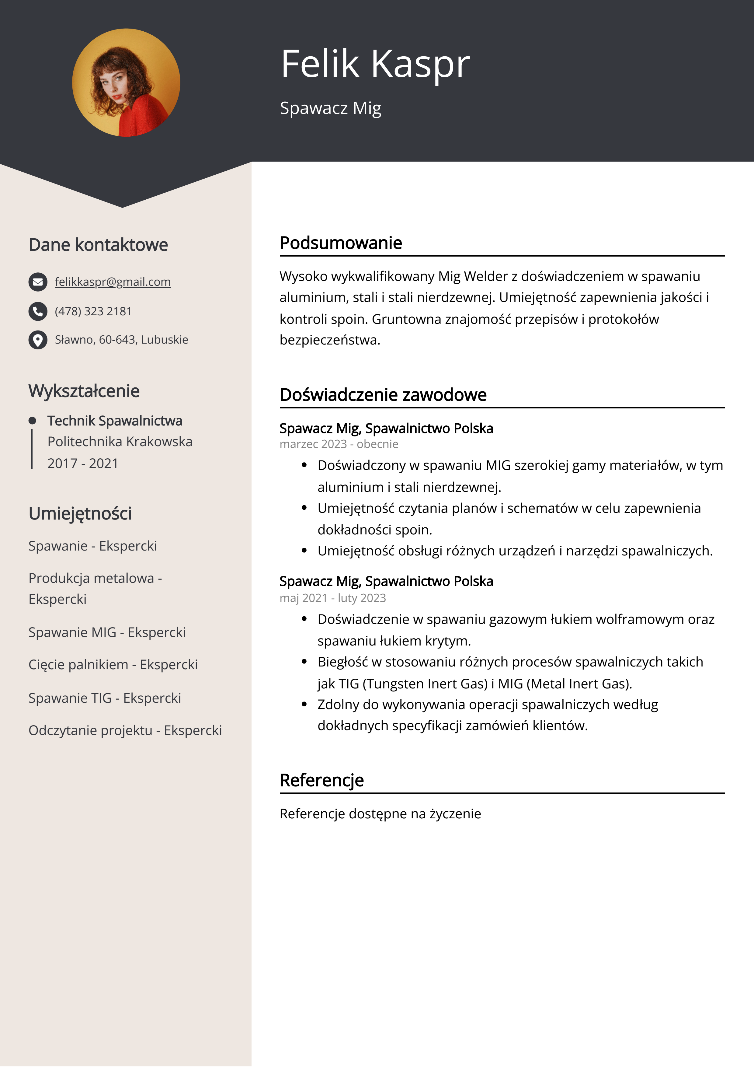 Tworzenie CV