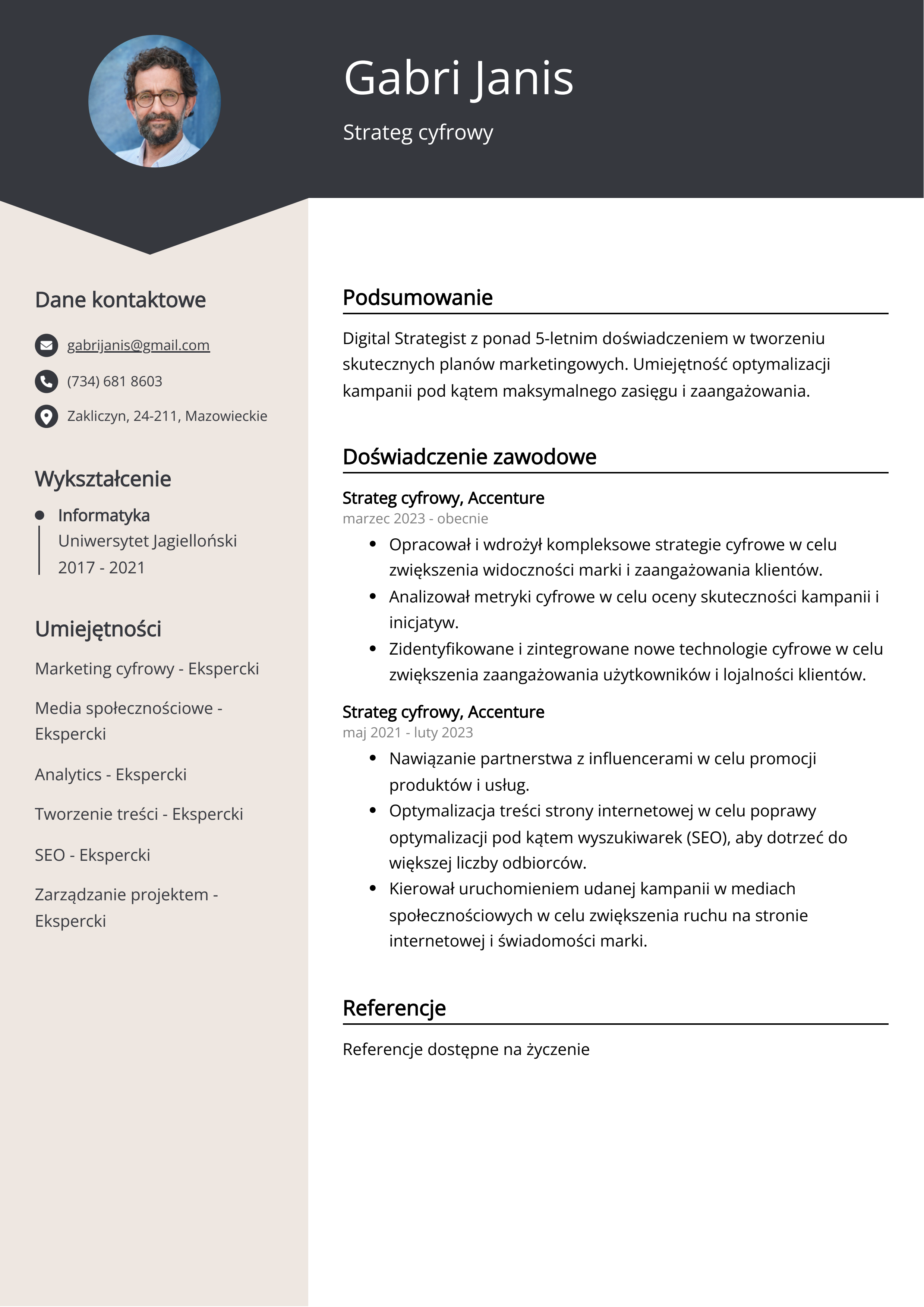 Tworzenie CV