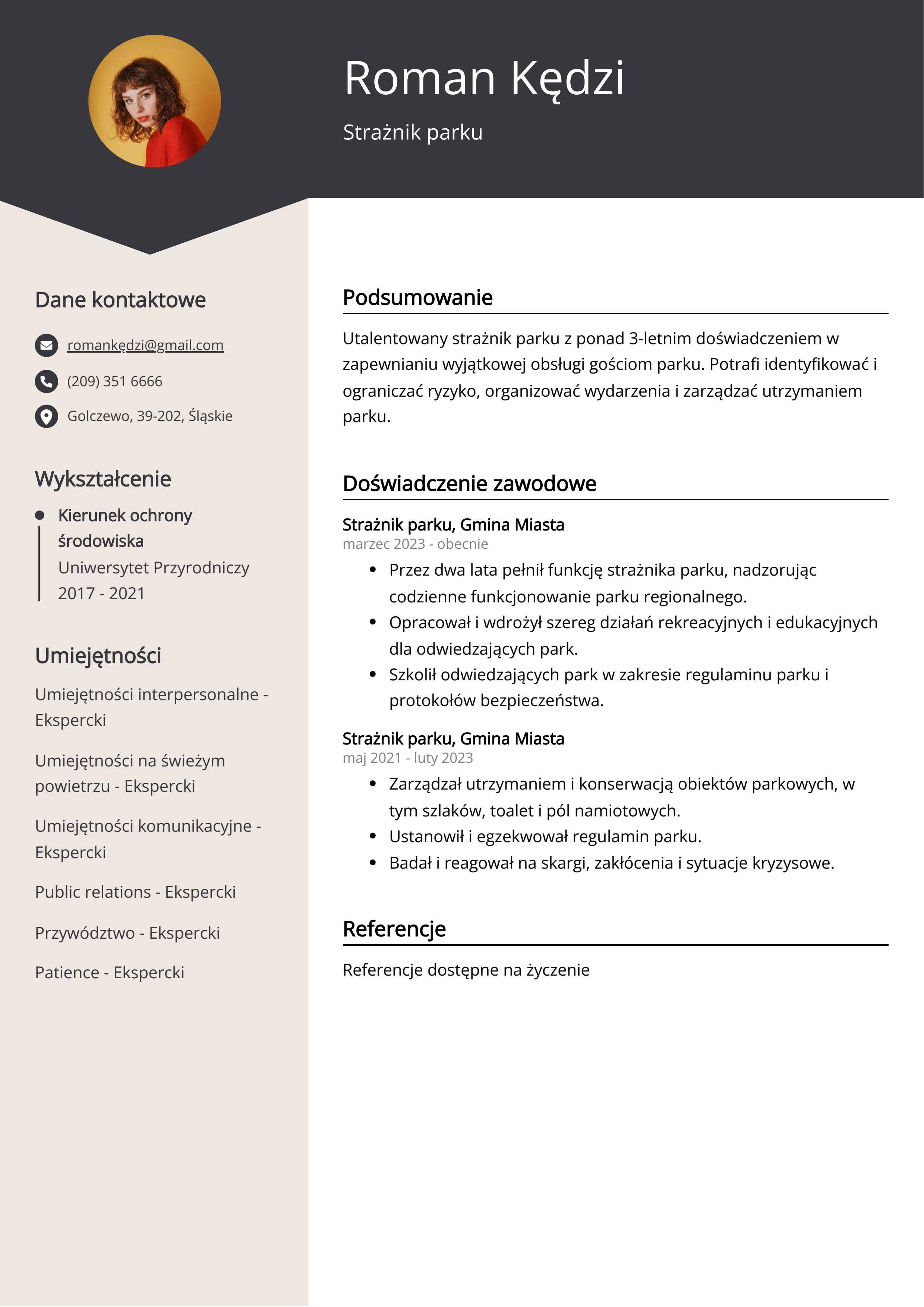 Tworzenie CV