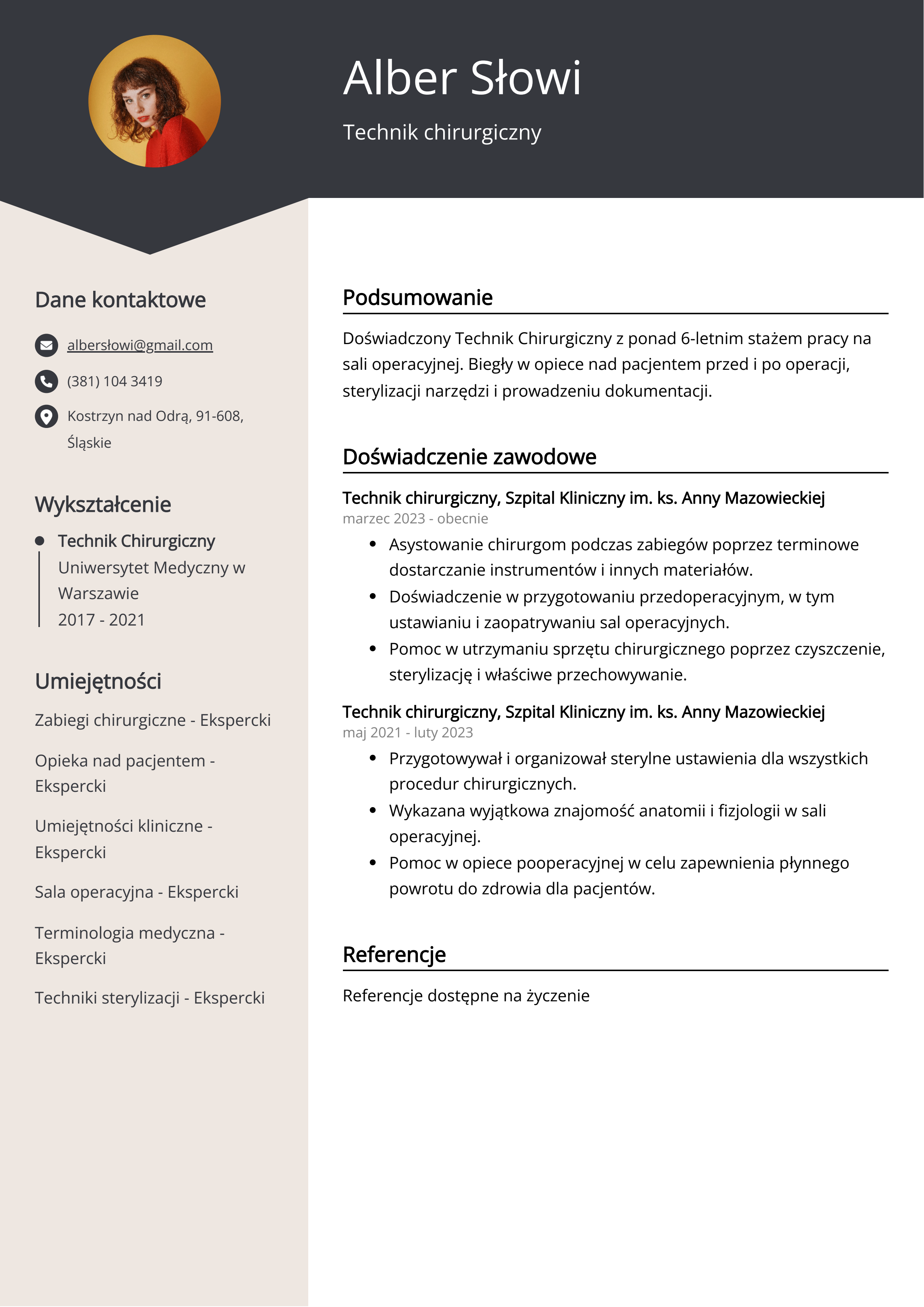 Tworzenie CV