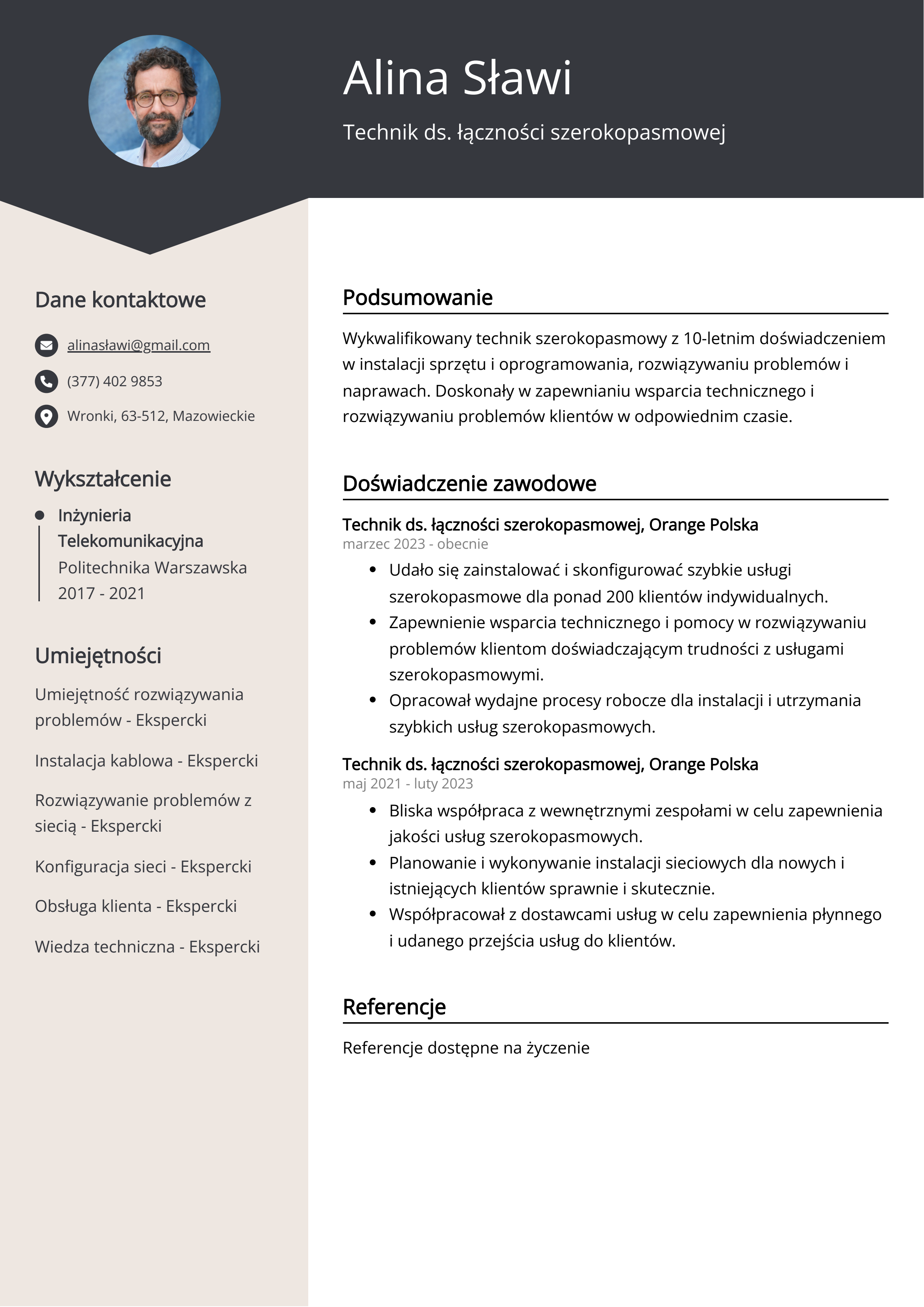 Tworzenie CV