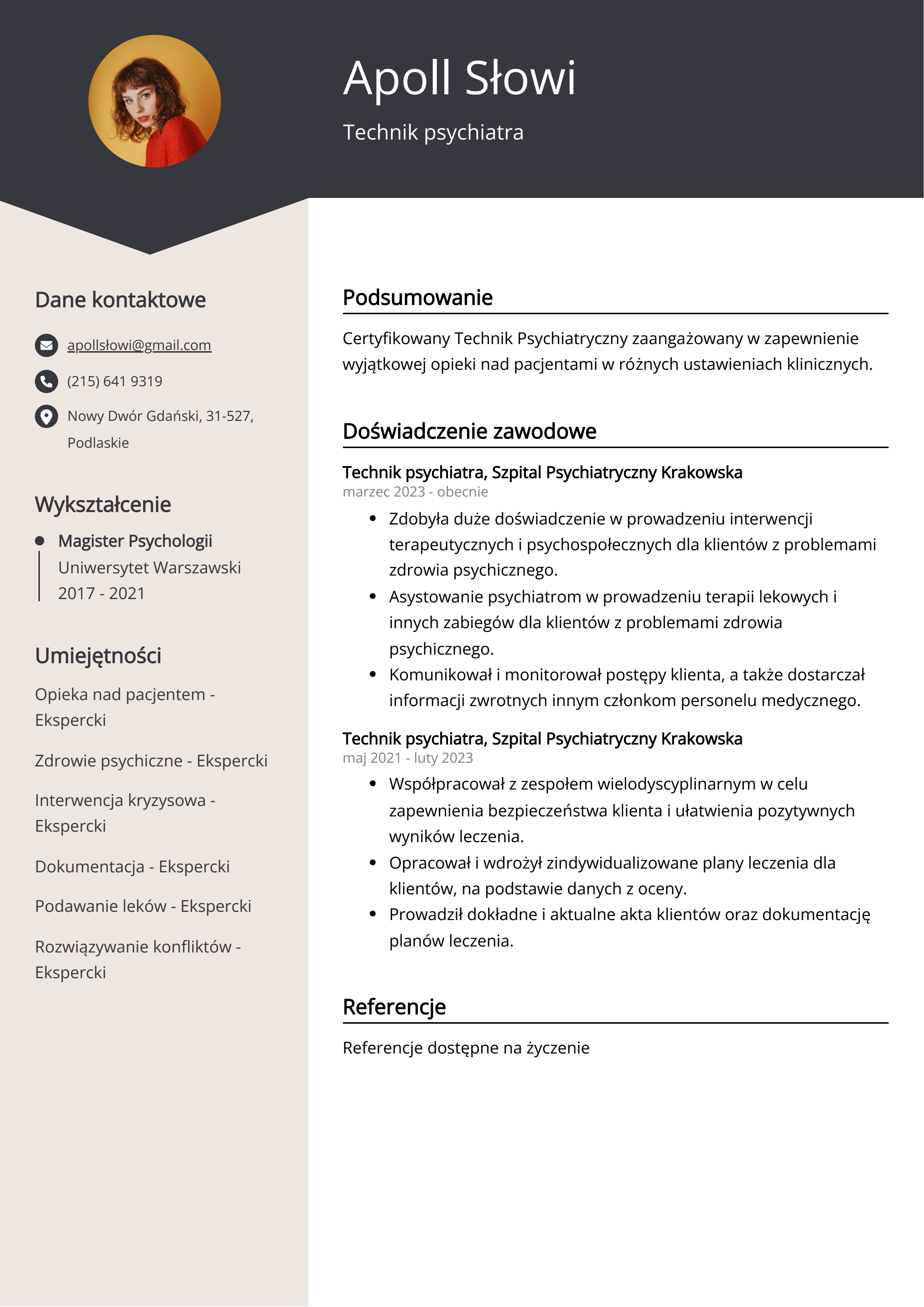 Tworzenie CV