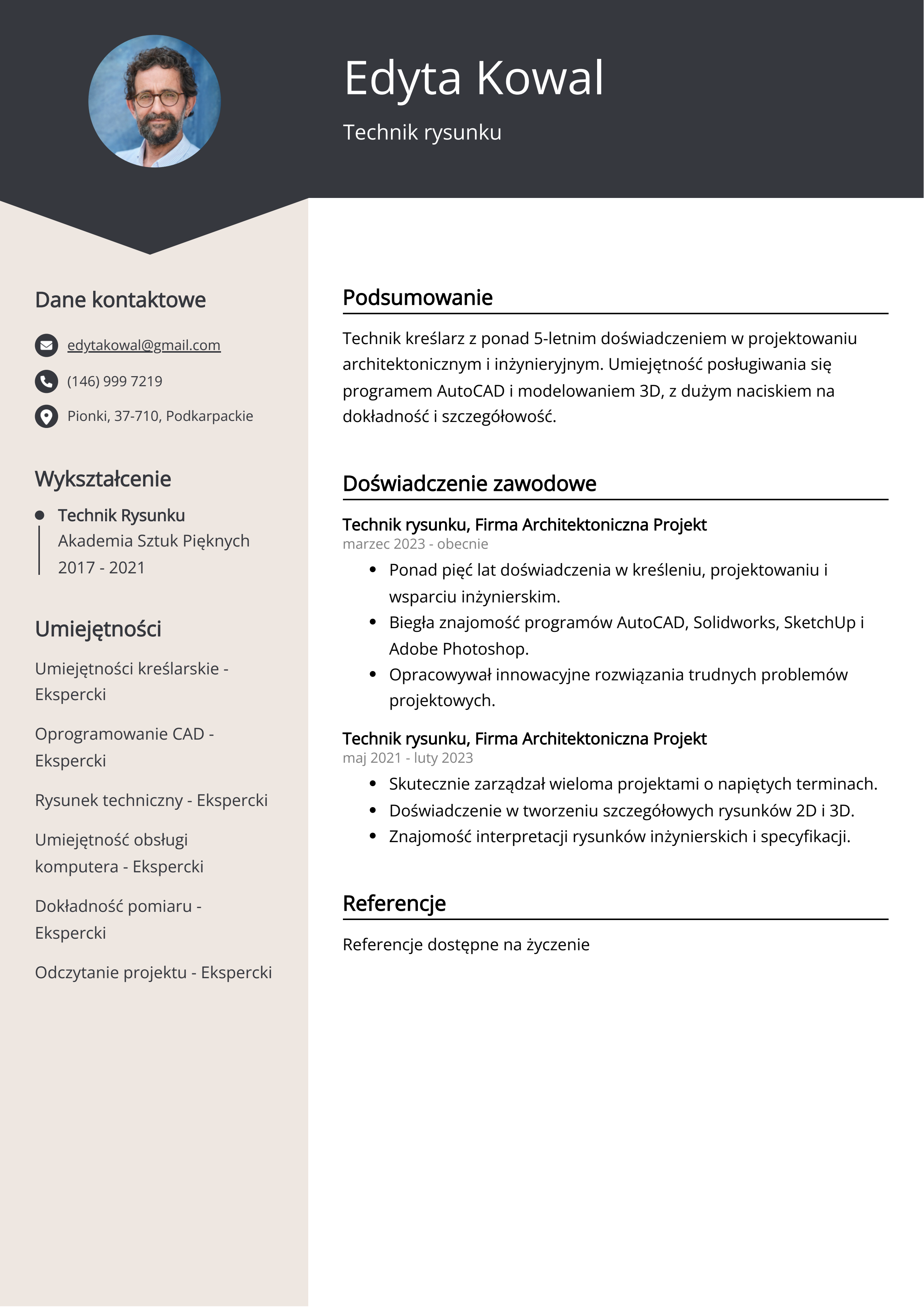 Tworzenie CV