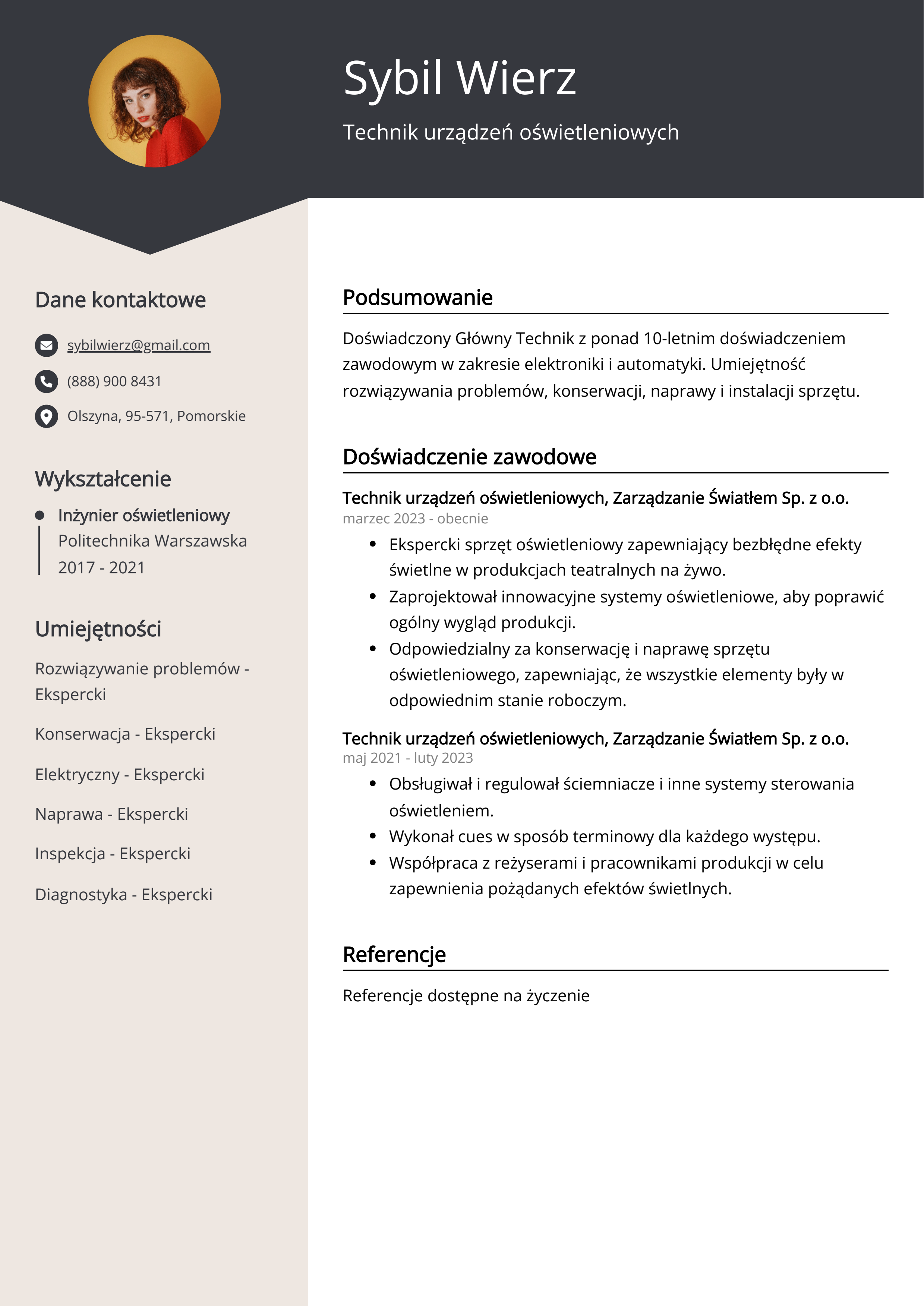 Tworzenie CV