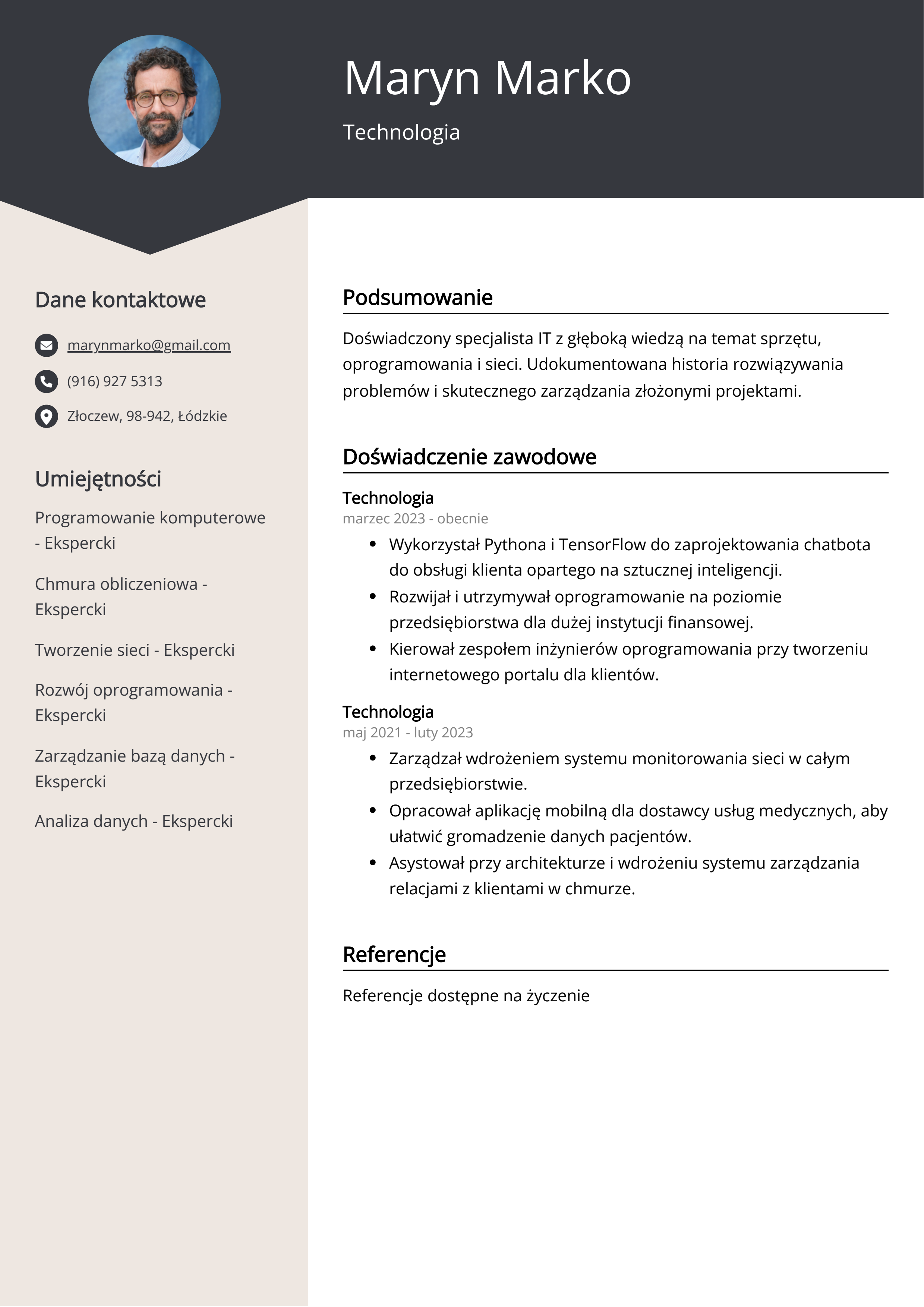 Tworzenie CV