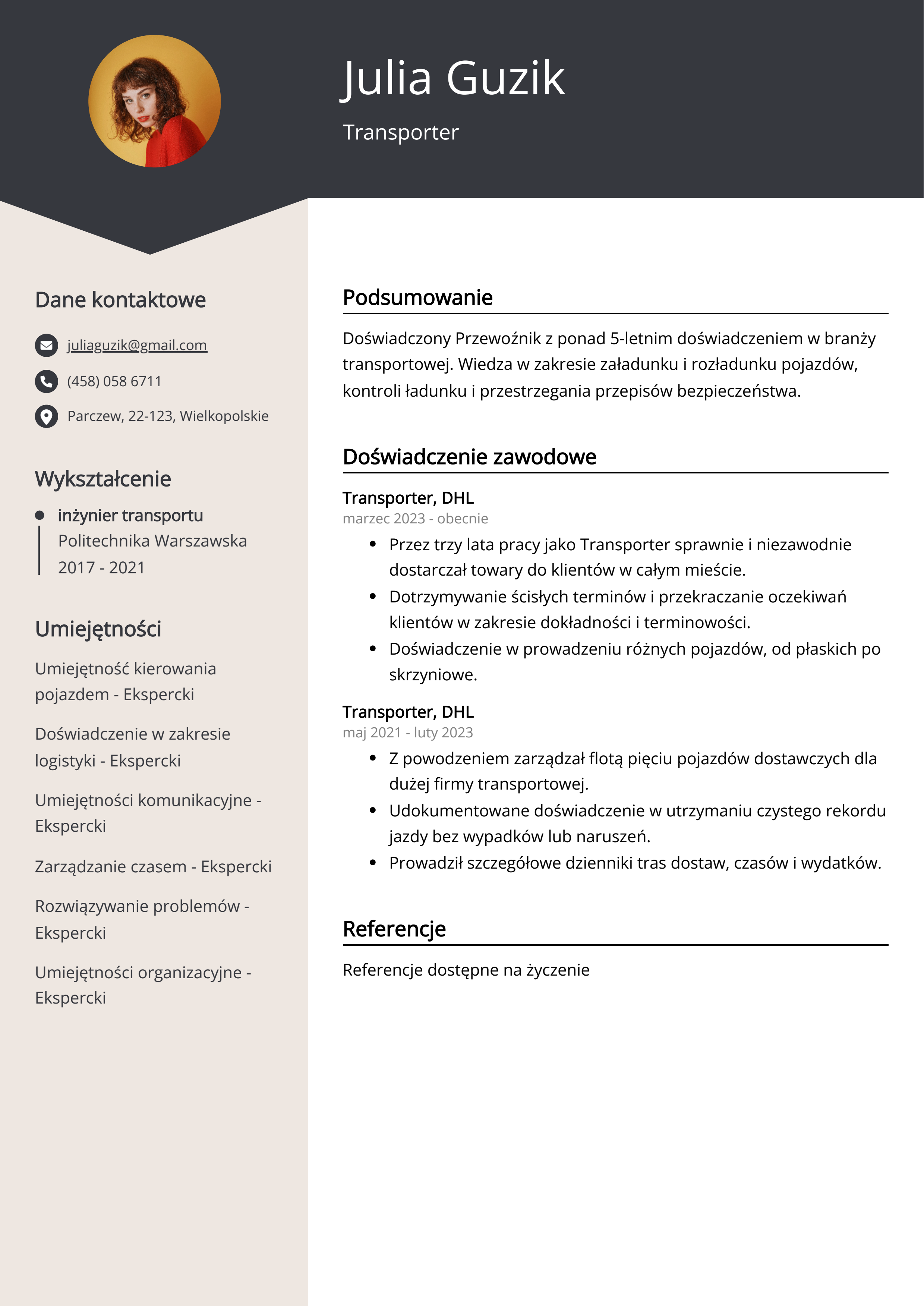 Tworzenie CV